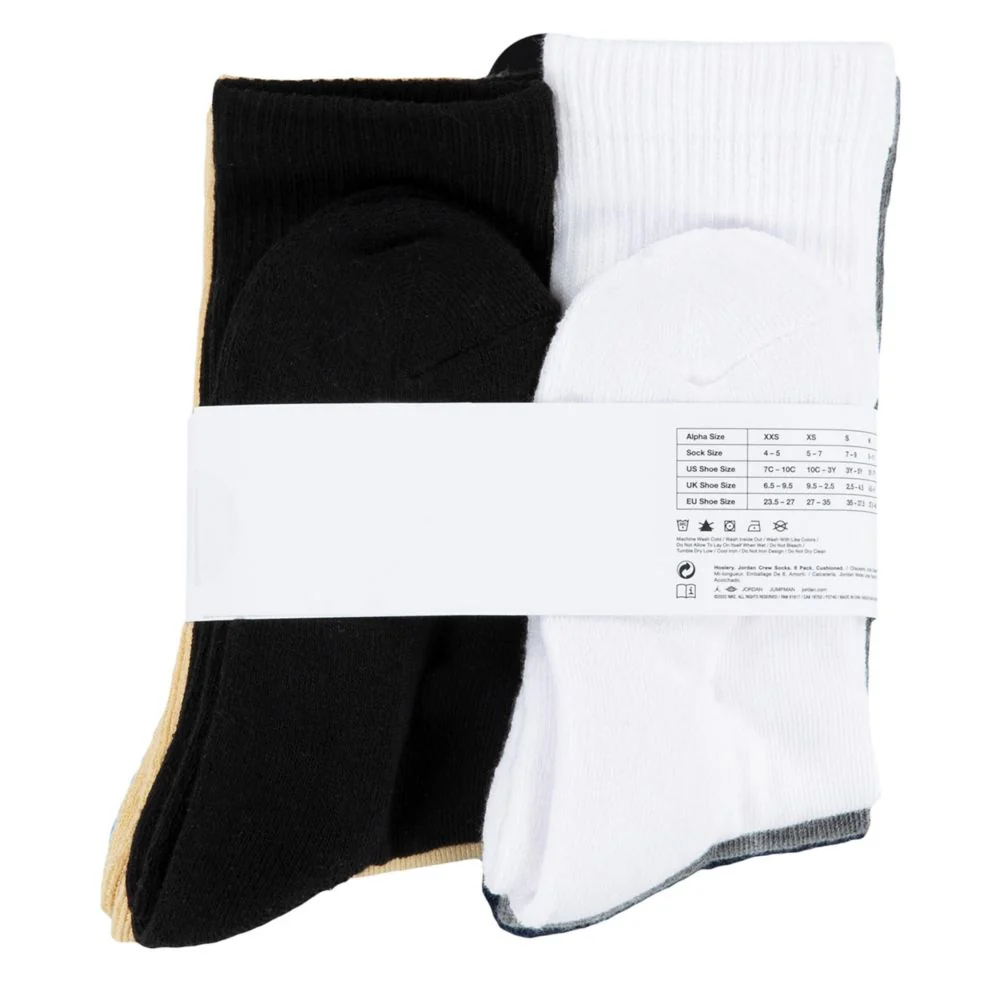 Everyday Essentials Crew Socks 6-Pack (5Y-7Y) - Image 13