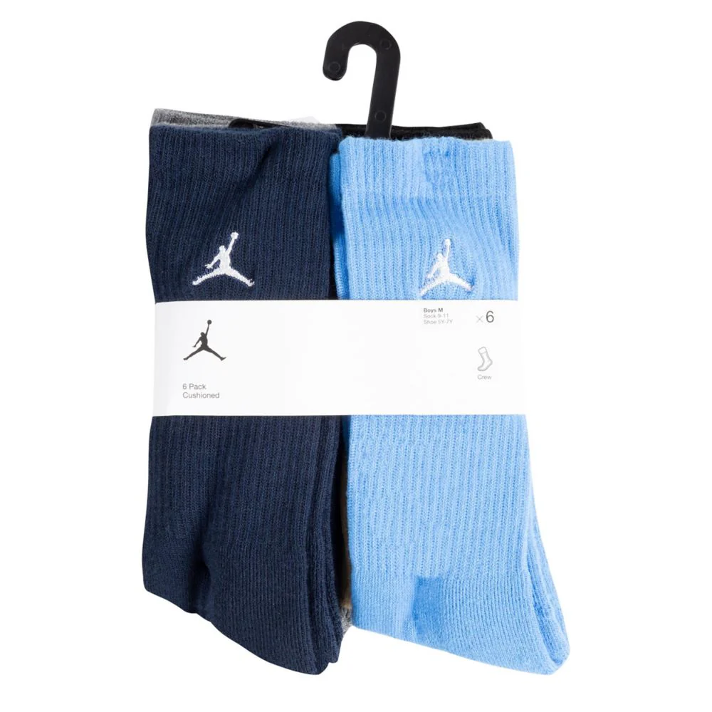 Everyday Essentials Crew Socks 6-Pack (5Y-7Y) - Image 14