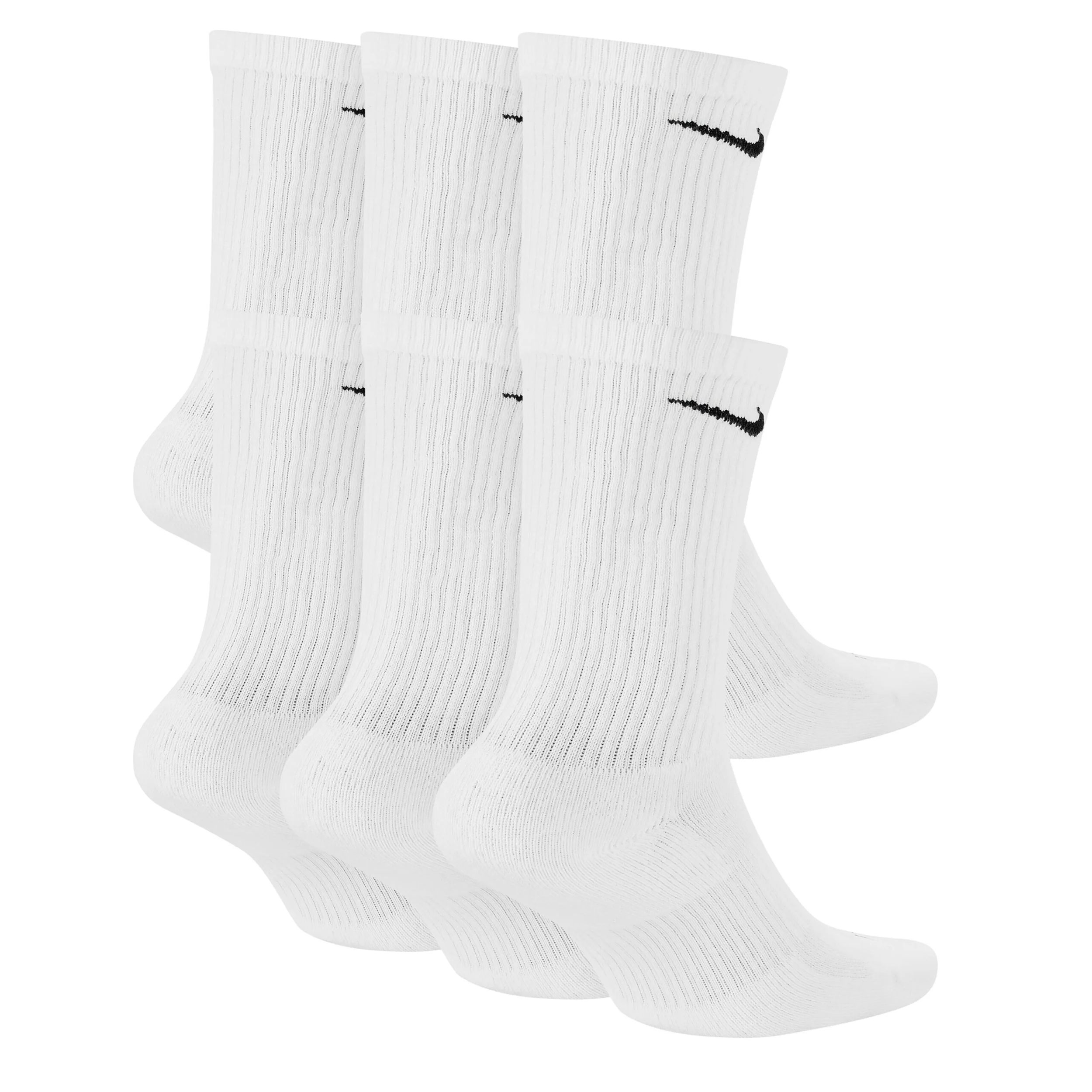 Everyday Plus Cushioned Crew Socks 6 Pair (3Y-5Y) - Image 2