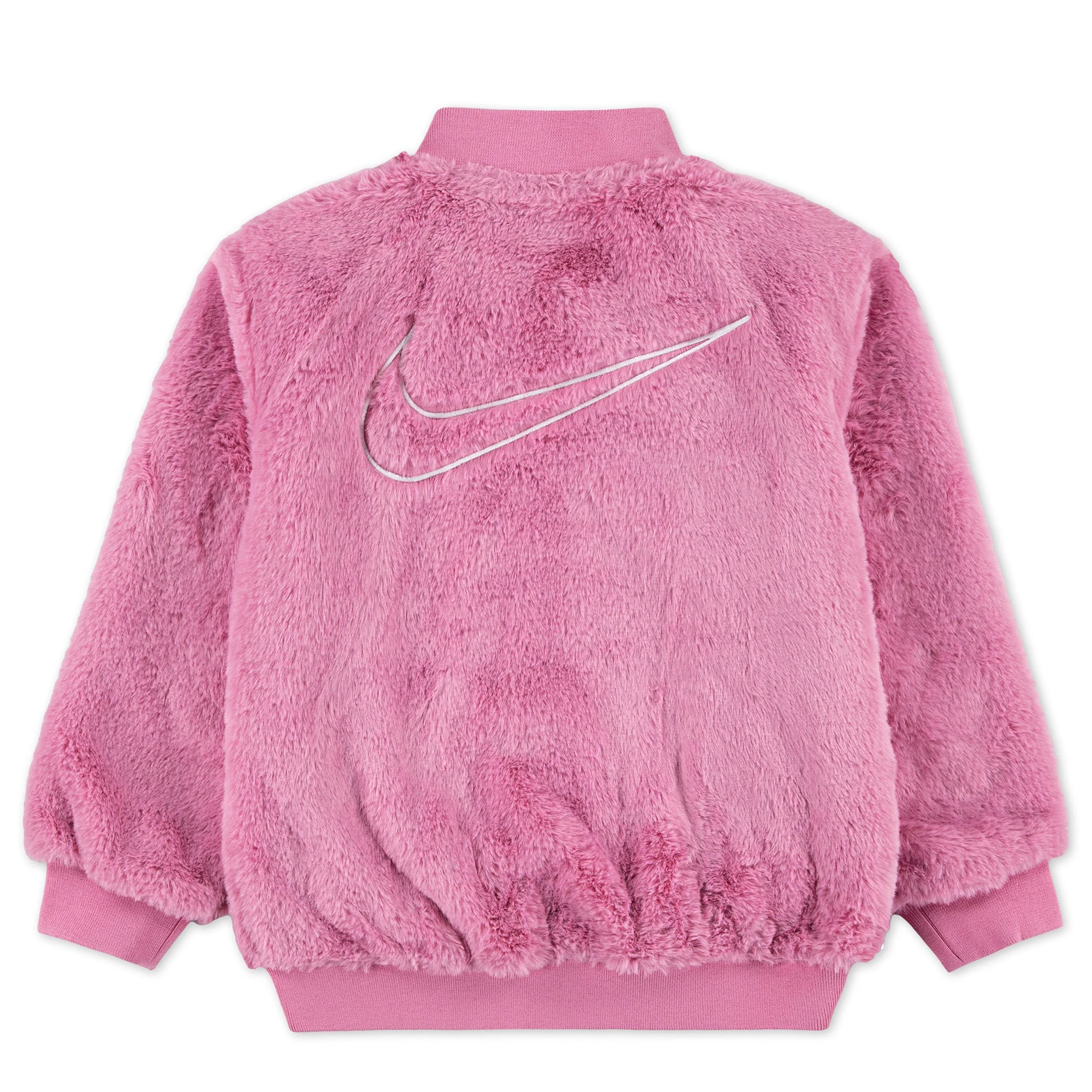 Faux Fur Bomber Jacket (Little Kid) - Image 2