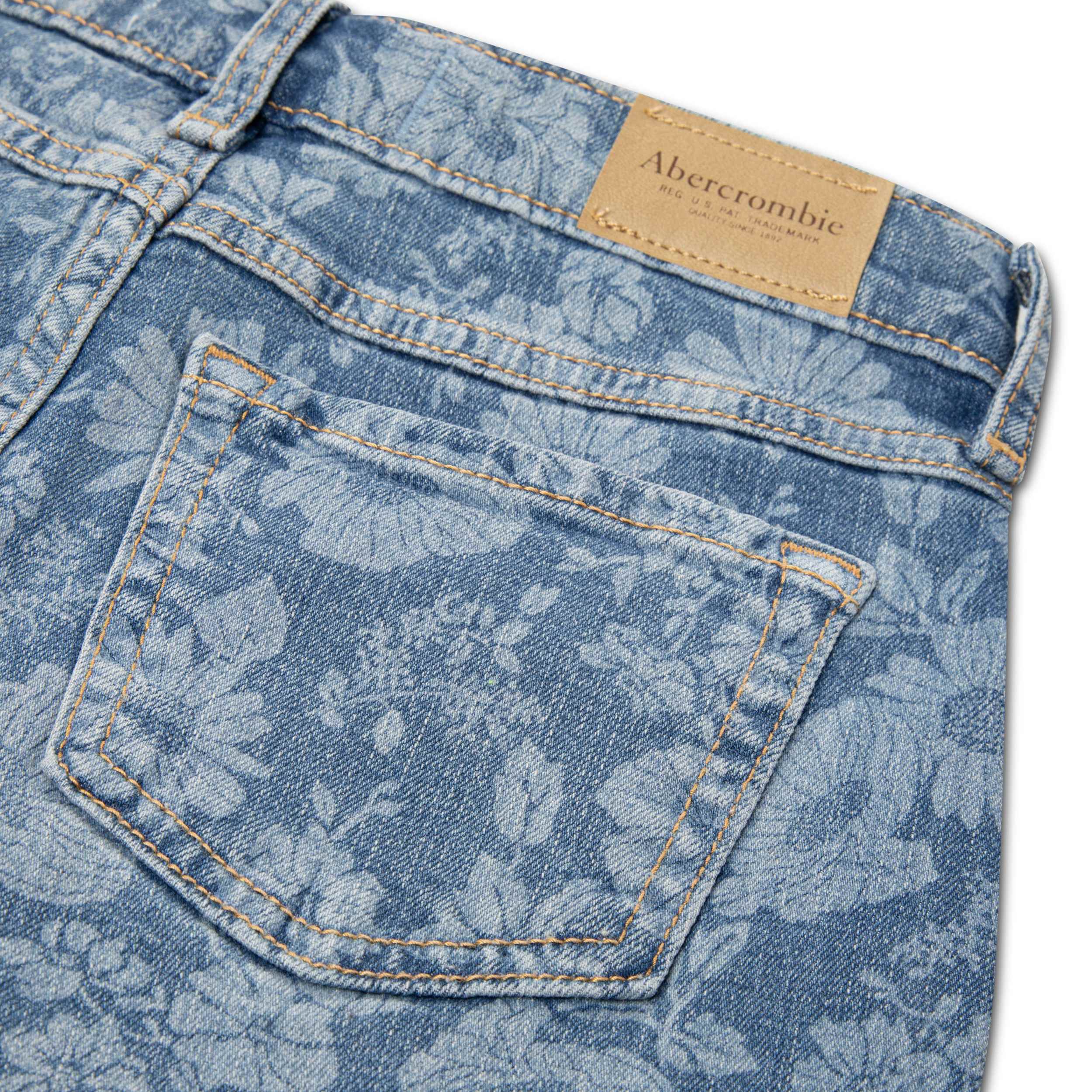 Floral Denim Shorts (Big Kids) - Image 4