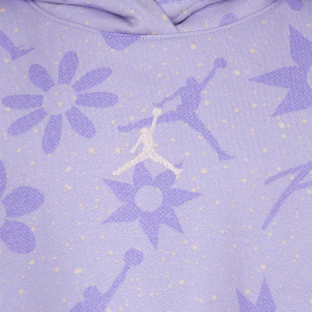 Floral Flight Printed Pullover Hoodie (Big Kid) - Image 3