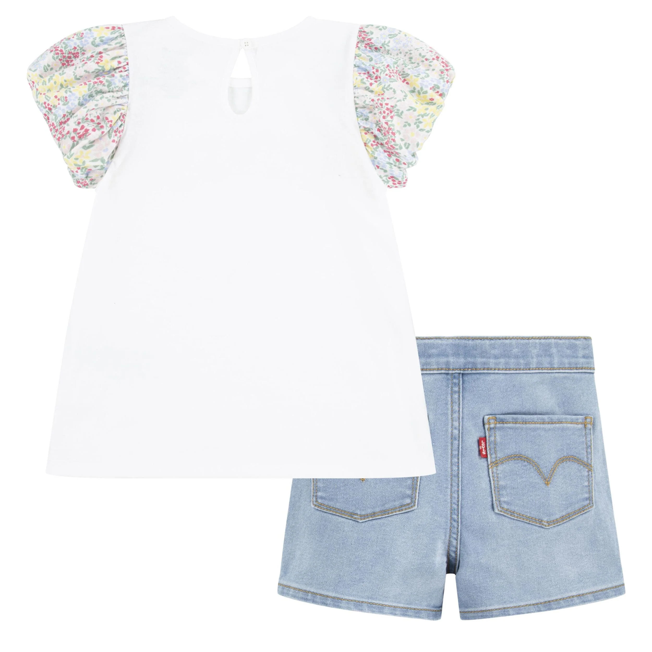 Floral Tee And Short Set (Toddler) - Image 2
