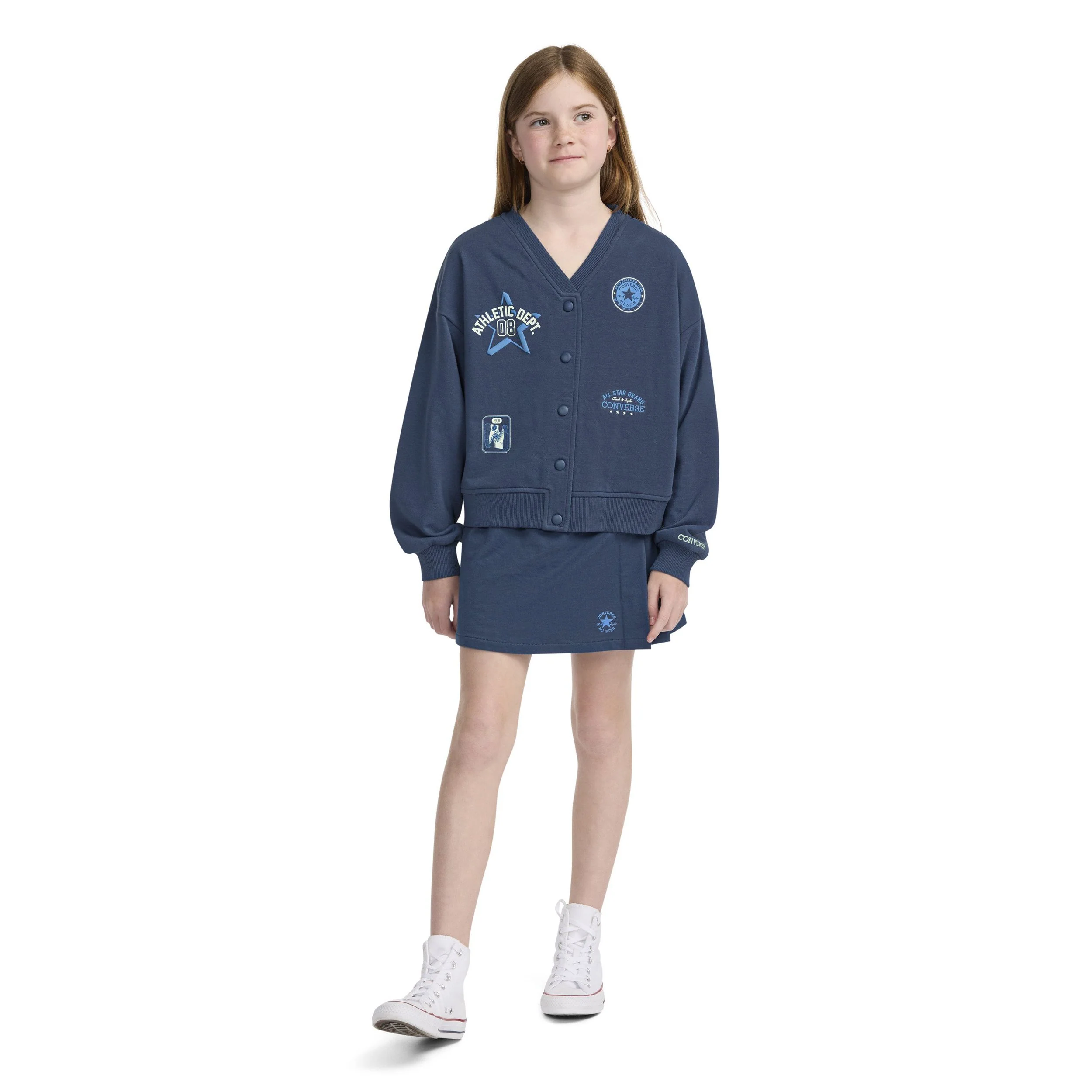 Graphic Boxy Cardigan (Big Kid) - Image 10