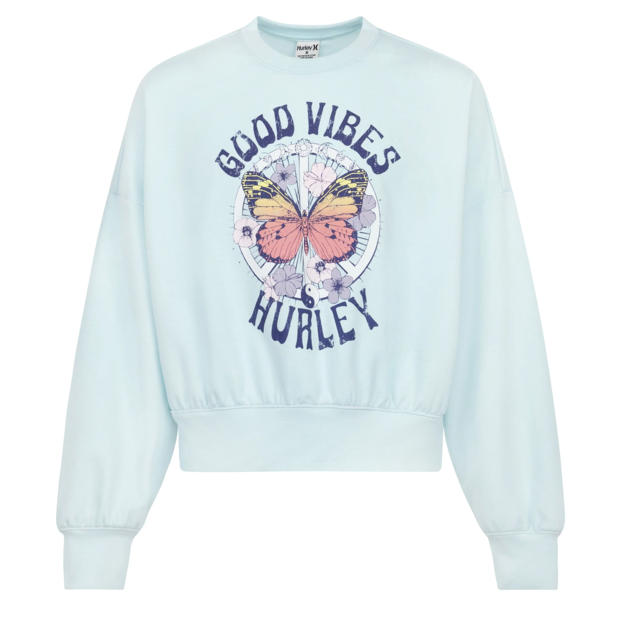 Graphic French Terry Crewneck (Big Kid)