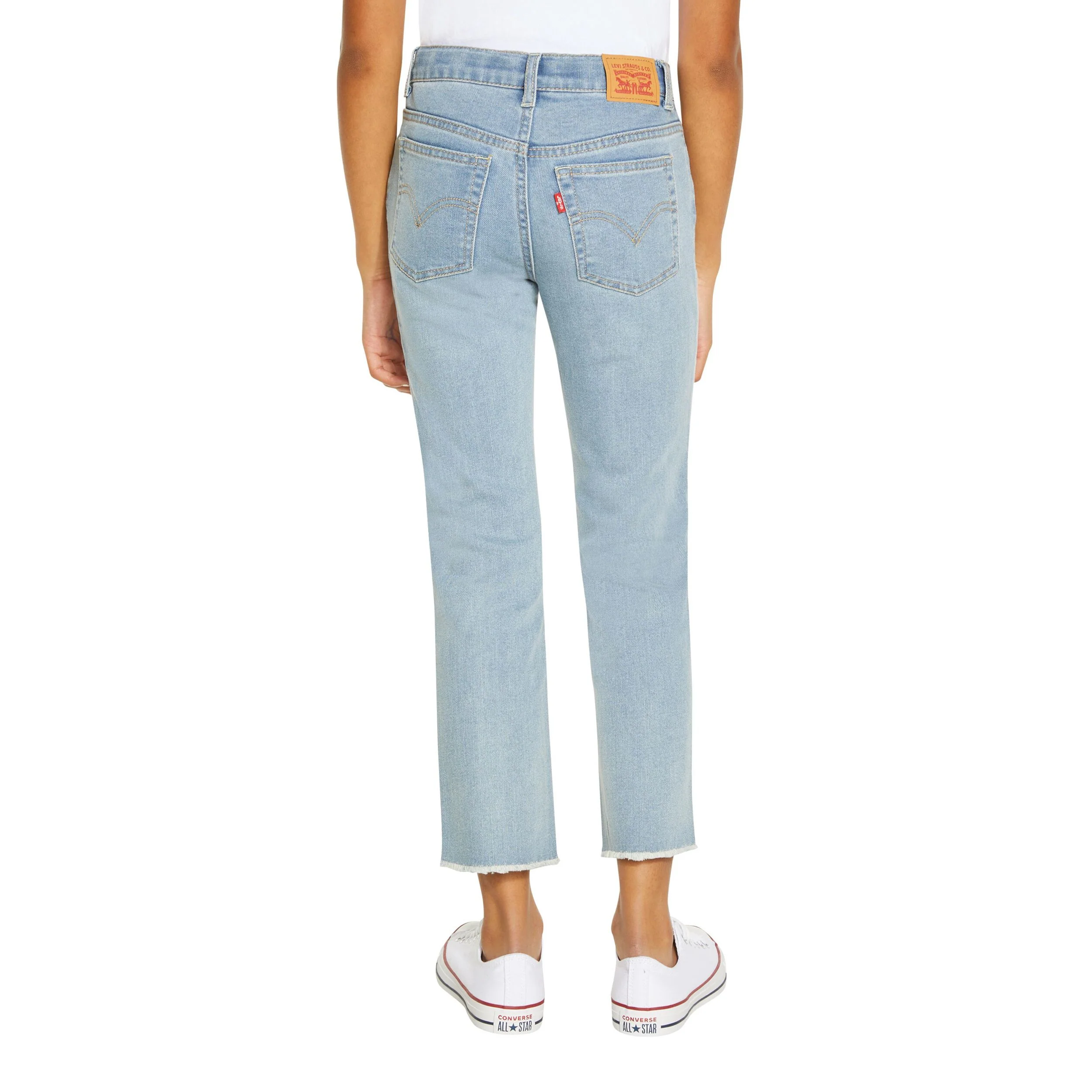 High Rise Ankle Straight Jean (Big Kids) - Image 2