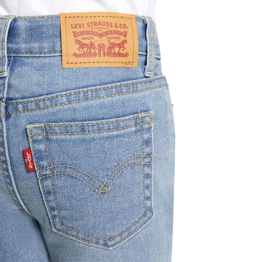 High Rise Ankle Straight Jean (Little Kids) - Image 4