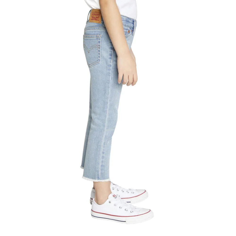 High Rise Ankle Straight Jean (Little Kids) - Image 5