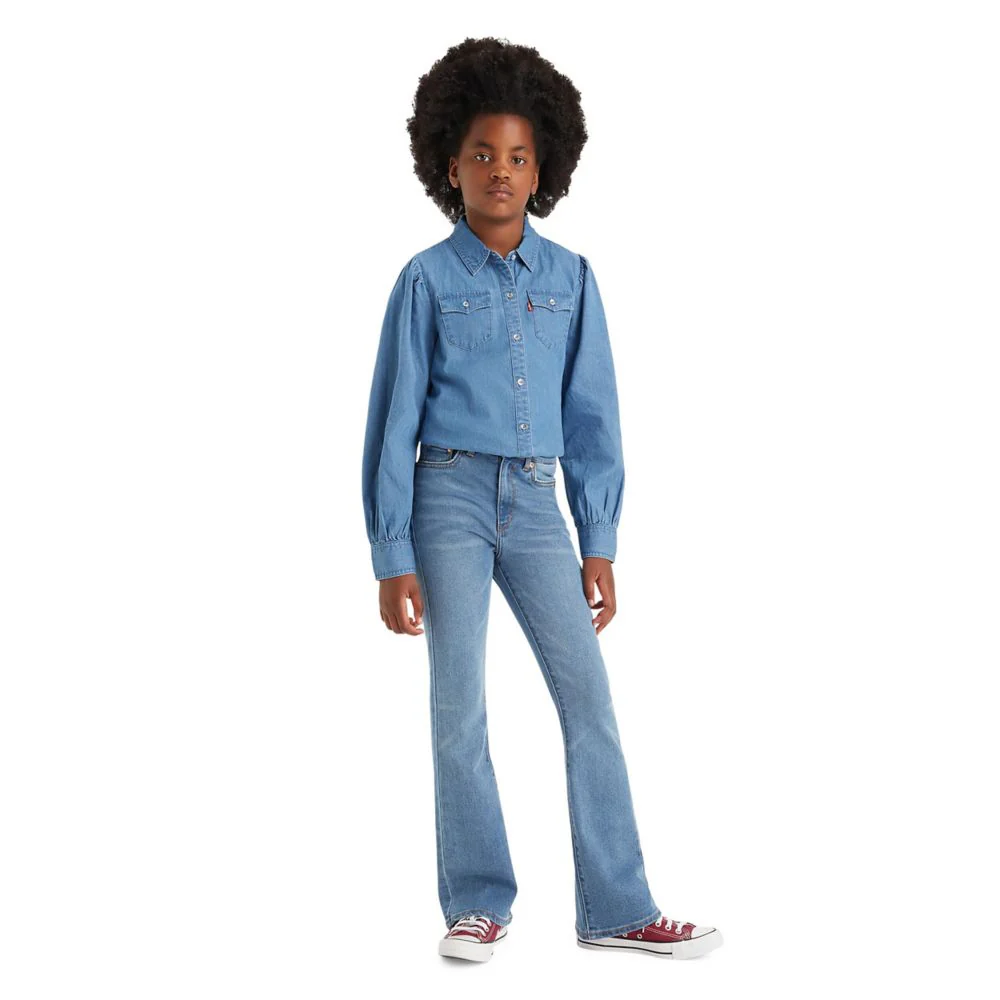 High Rise Flare Jean (Big Kid) - Image 3