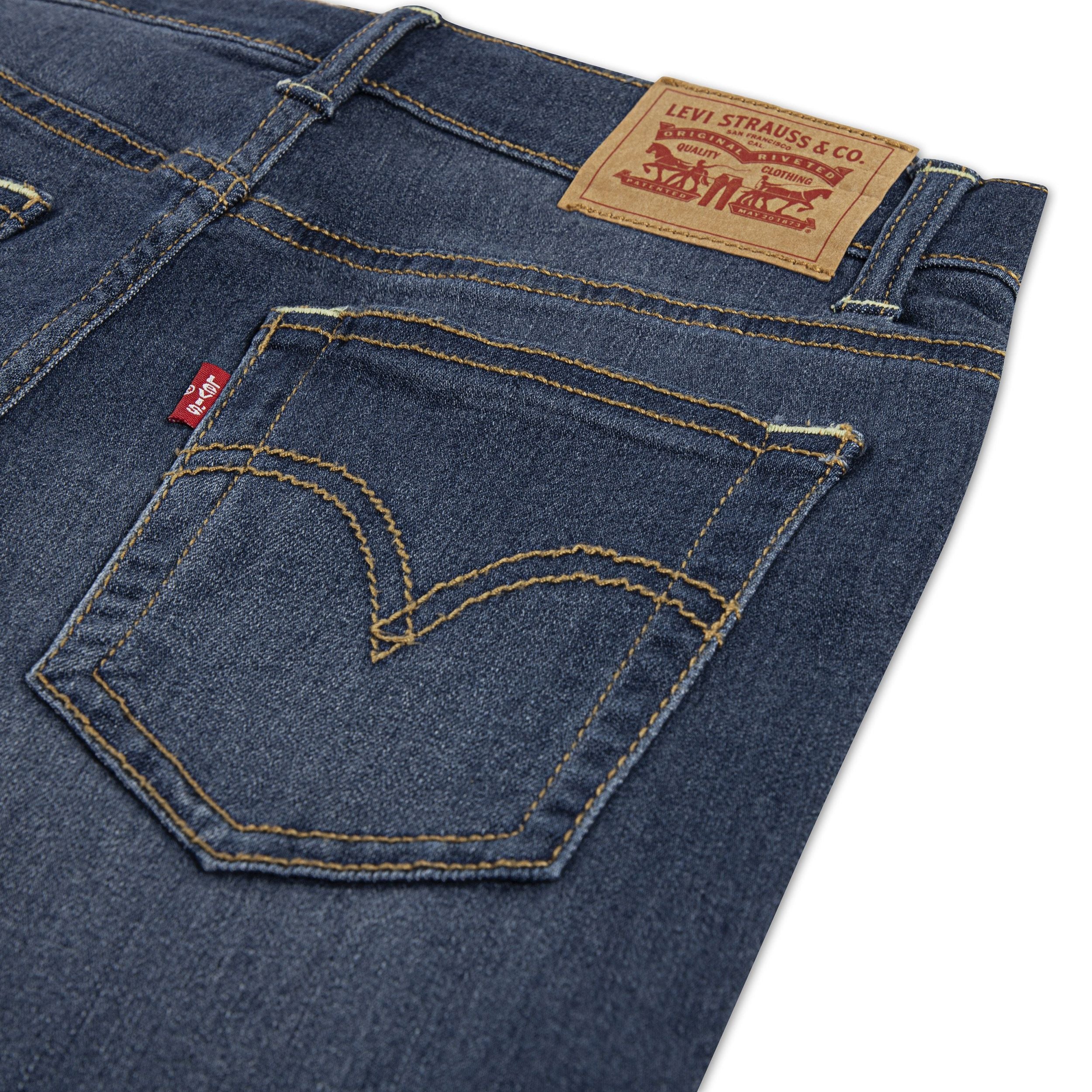 High Rise Straight Leg Jean (Big Kid) - Image 4