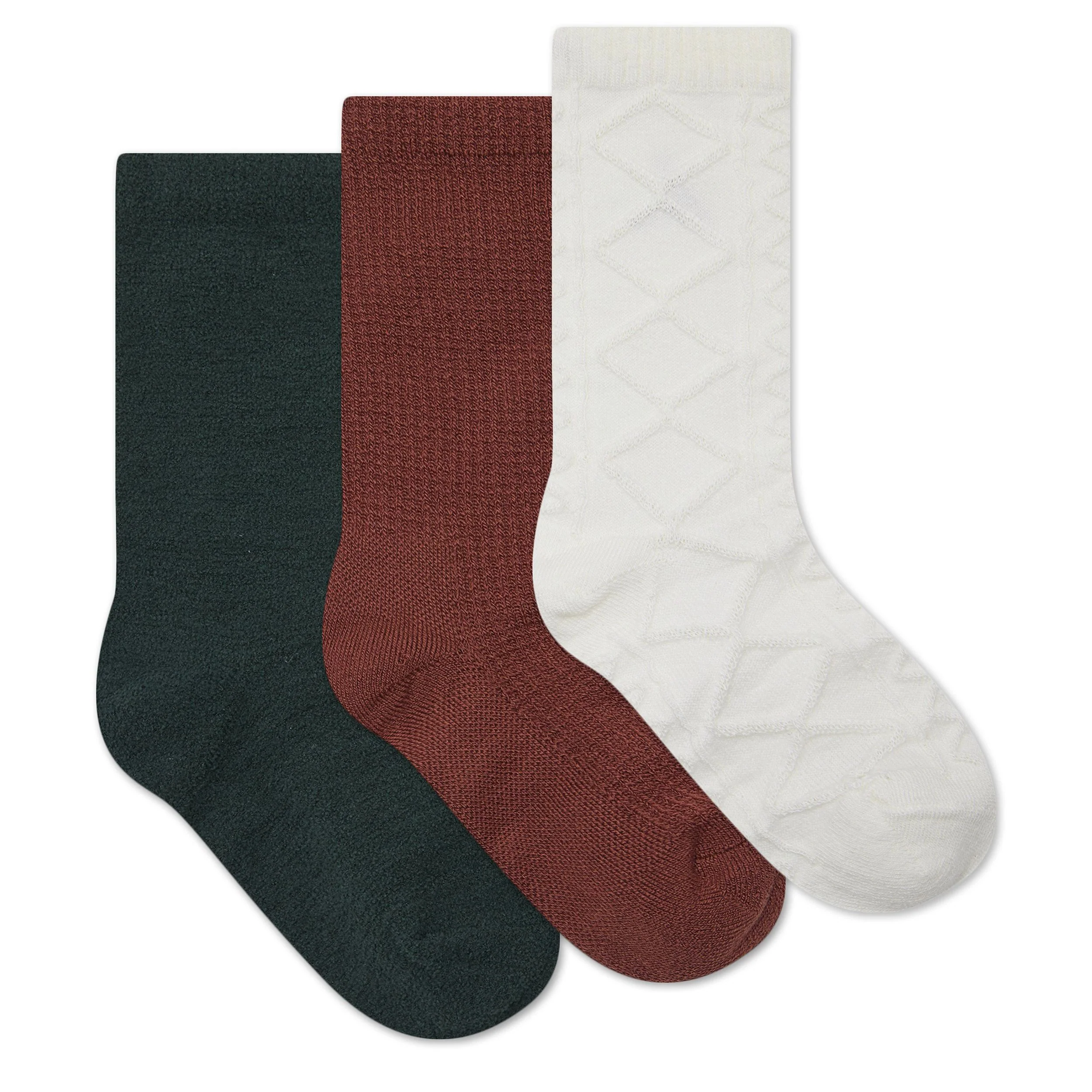 Holiday 3 Pack Crew Sock (5Y-7Y) - Image 2