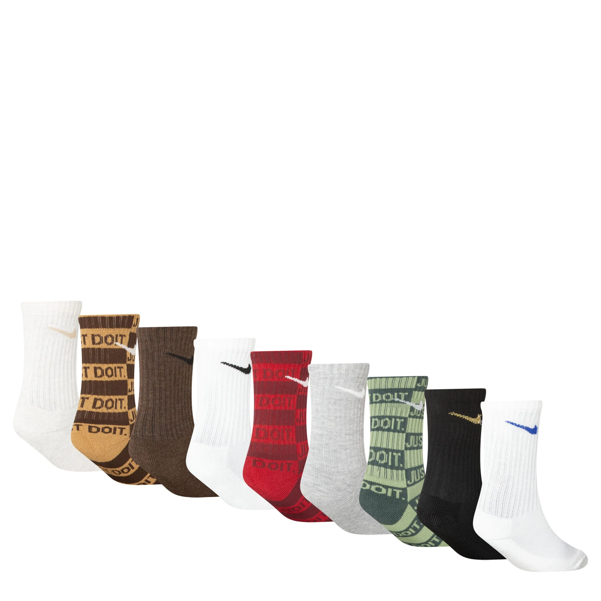 Holiday 9Pk Crew Sock (10C-3Y) - Image 2