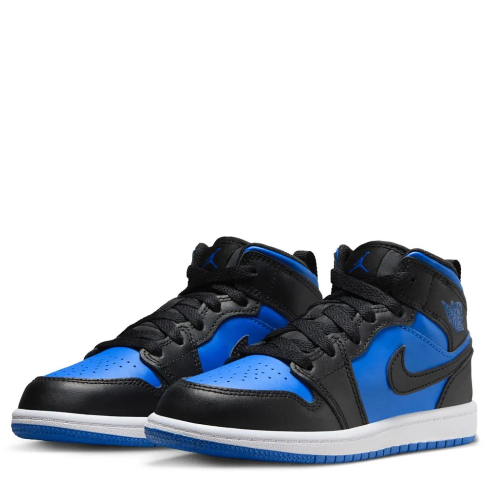 Jordan 1 Mid (Little Kid) - Image 2