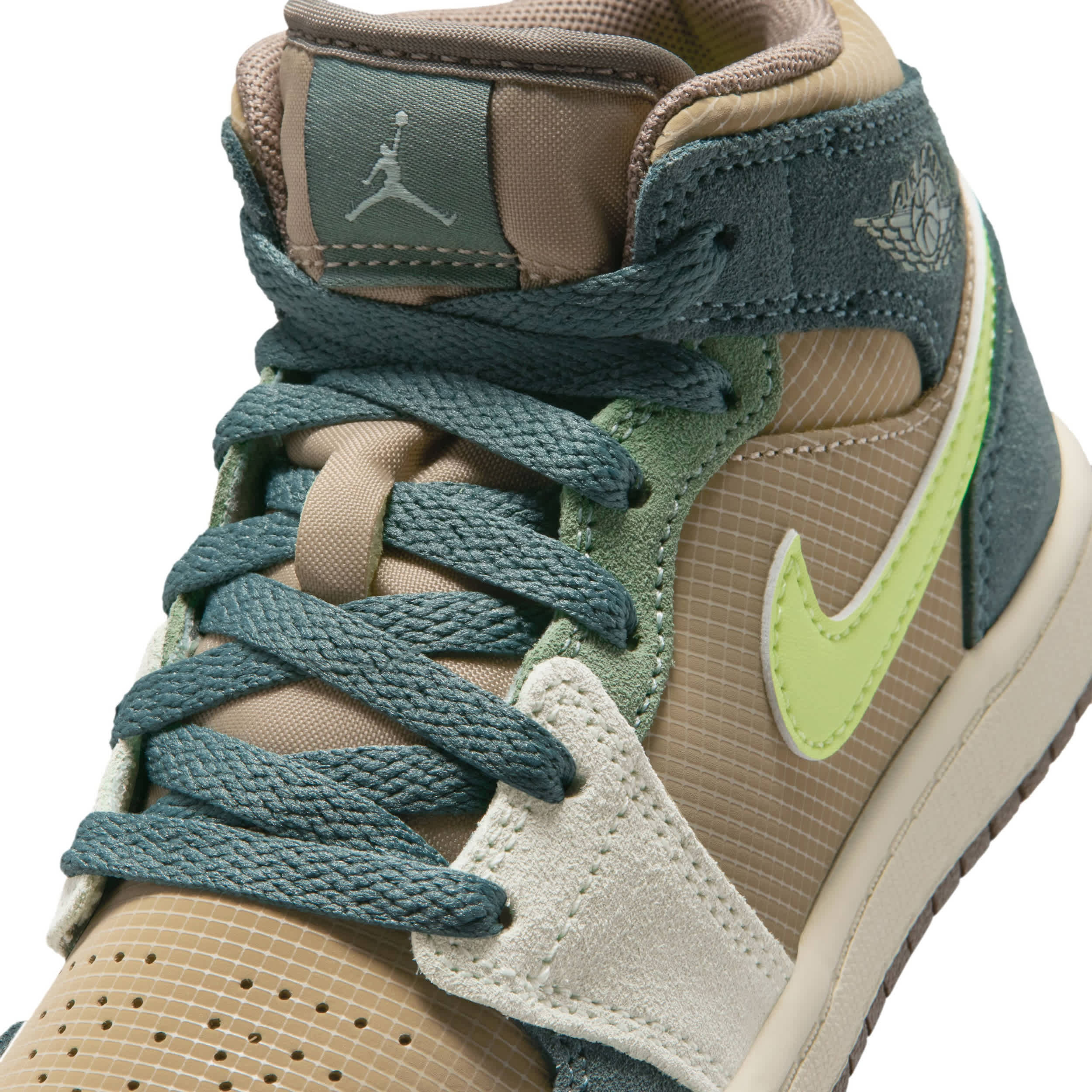 Jordan 1 Mid (Little Kid) - Image 7