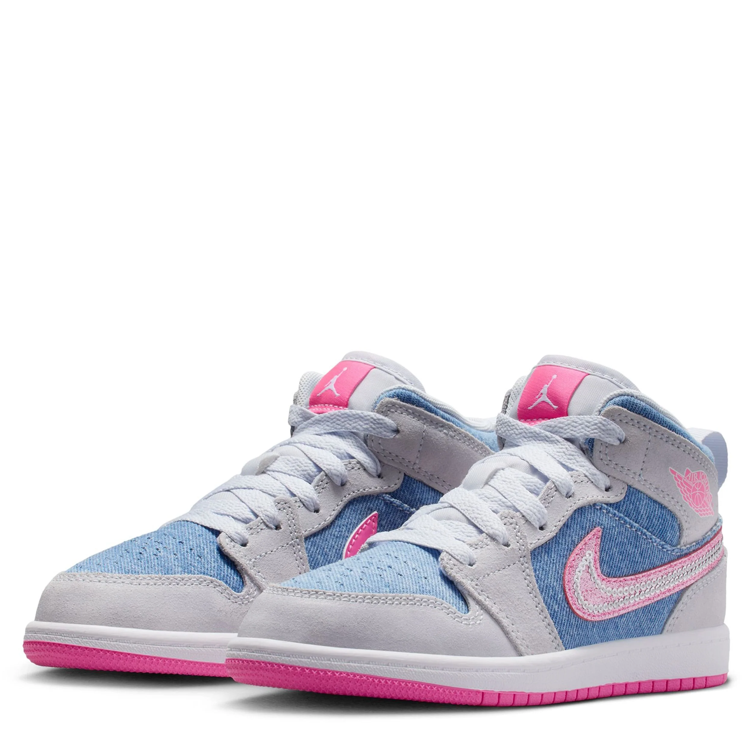Jordan 1 Mid (Little Kid) - Image 3