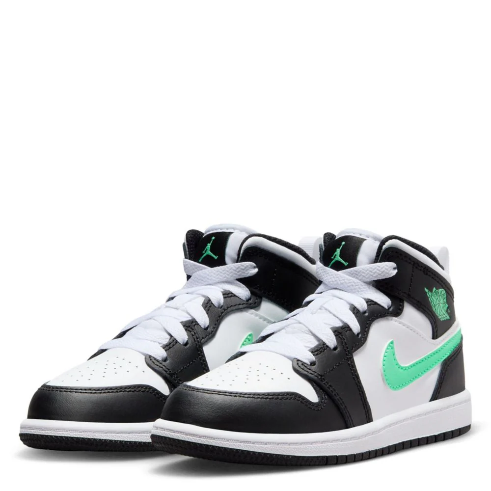 Jordan 1 Mid (Little Kid) - Image 2