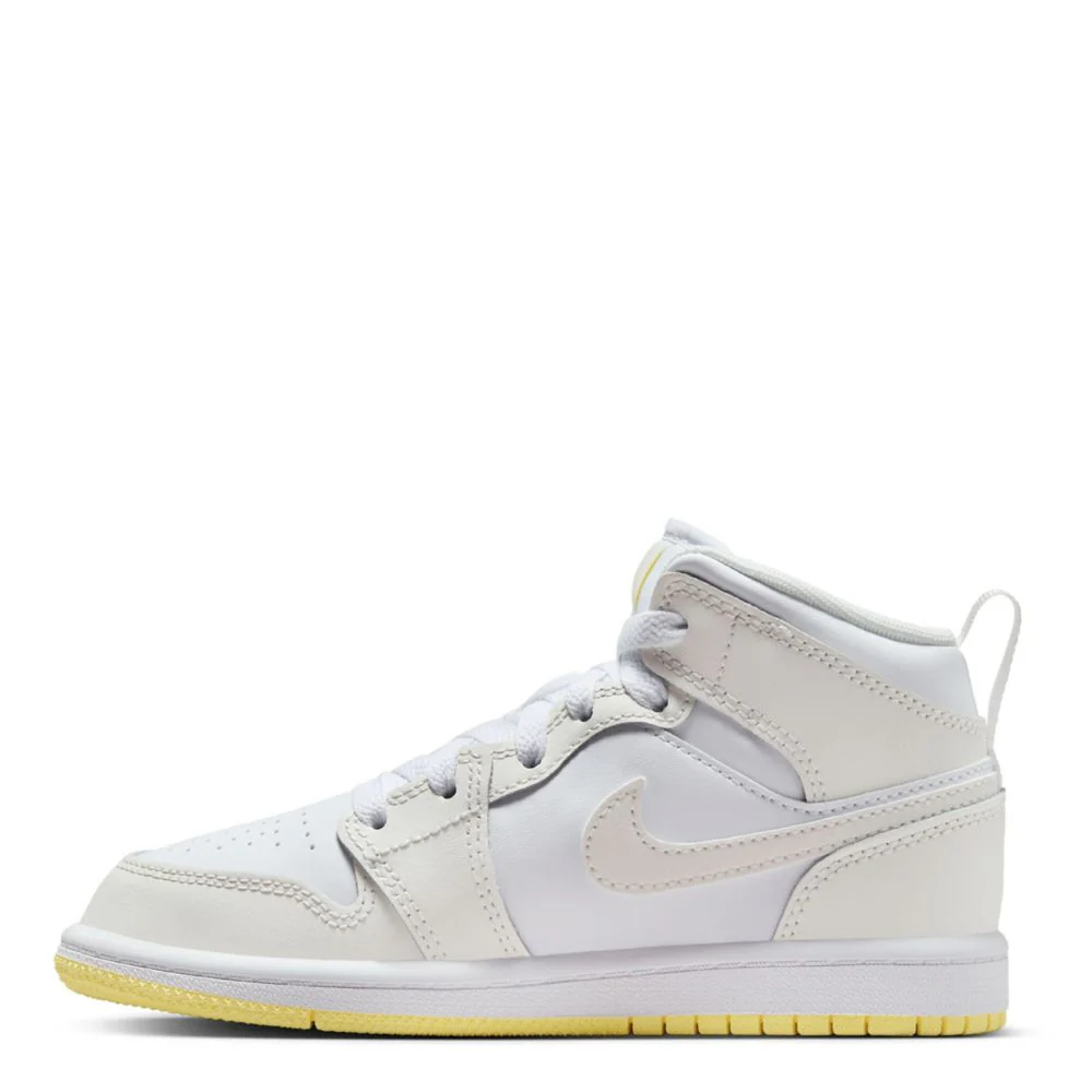 Jordan 1 Mid (Little Kid) - Image 3