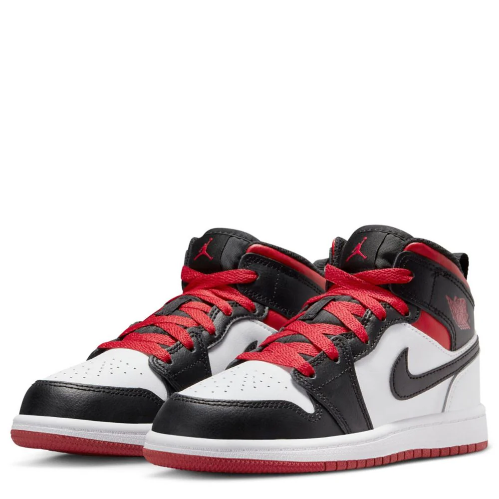 Jordan 1 Mid (Little Kid) - Image 2