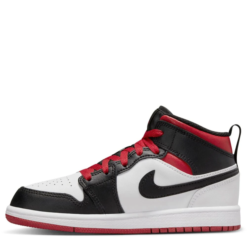 Jordan 1 Mid (Little Kid) - Image 3