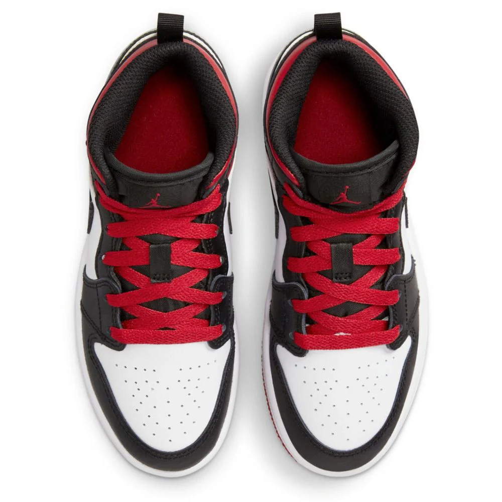Jordan 1 Mid (Little Kid) - Image 5