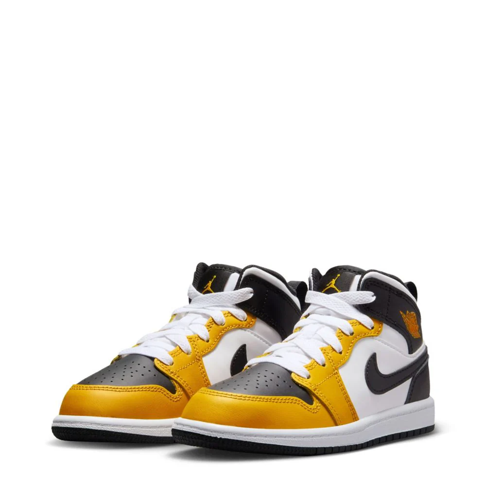 Jordan 1 Mid (Little Kid) - Image 2