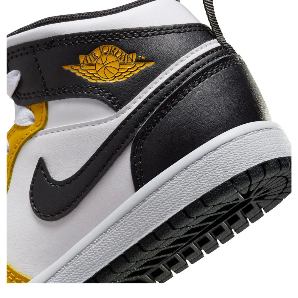 Jordan 1 Mid (Little Kid) - Image 8