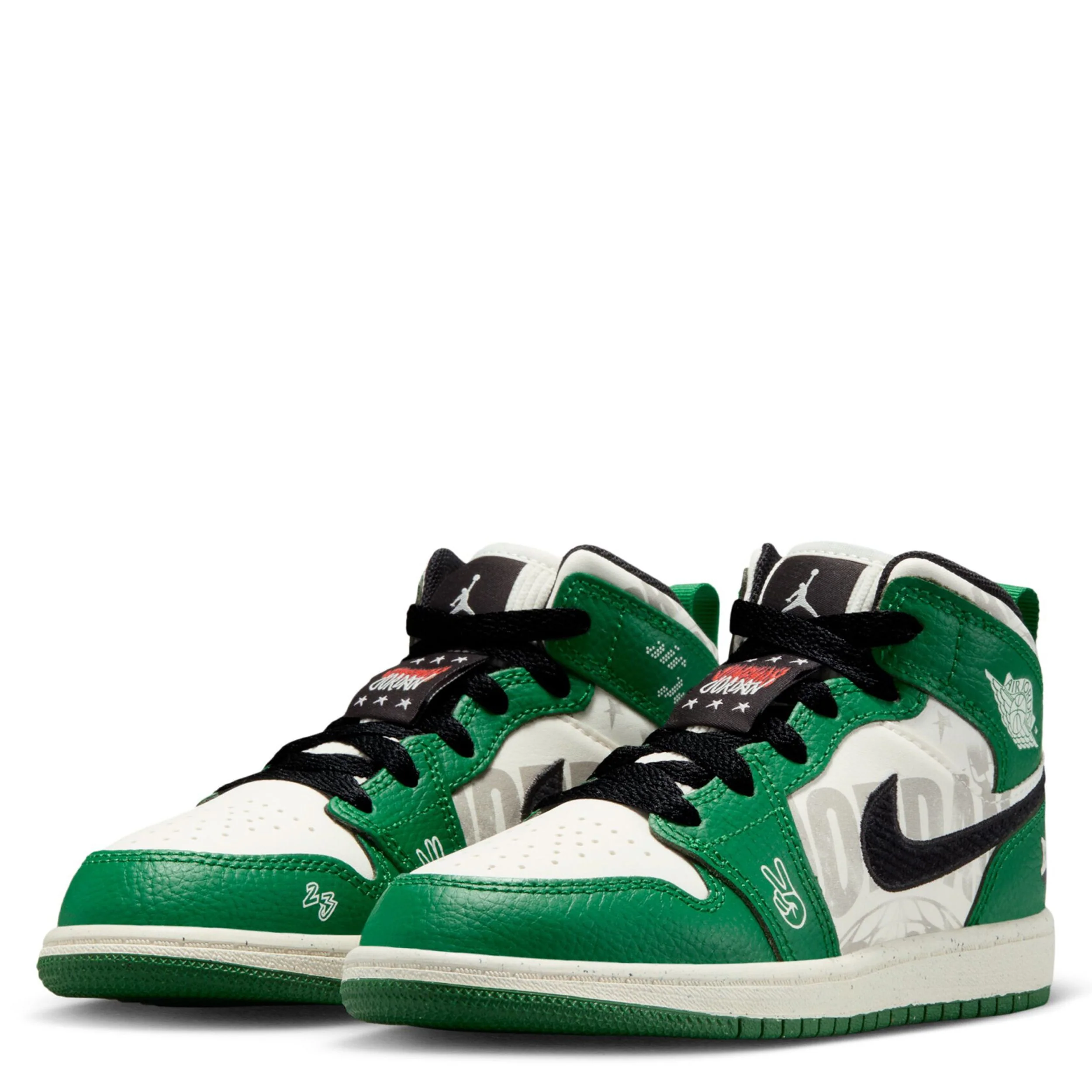 Jordan 1 Mid Se (Little Kid) - Image 3