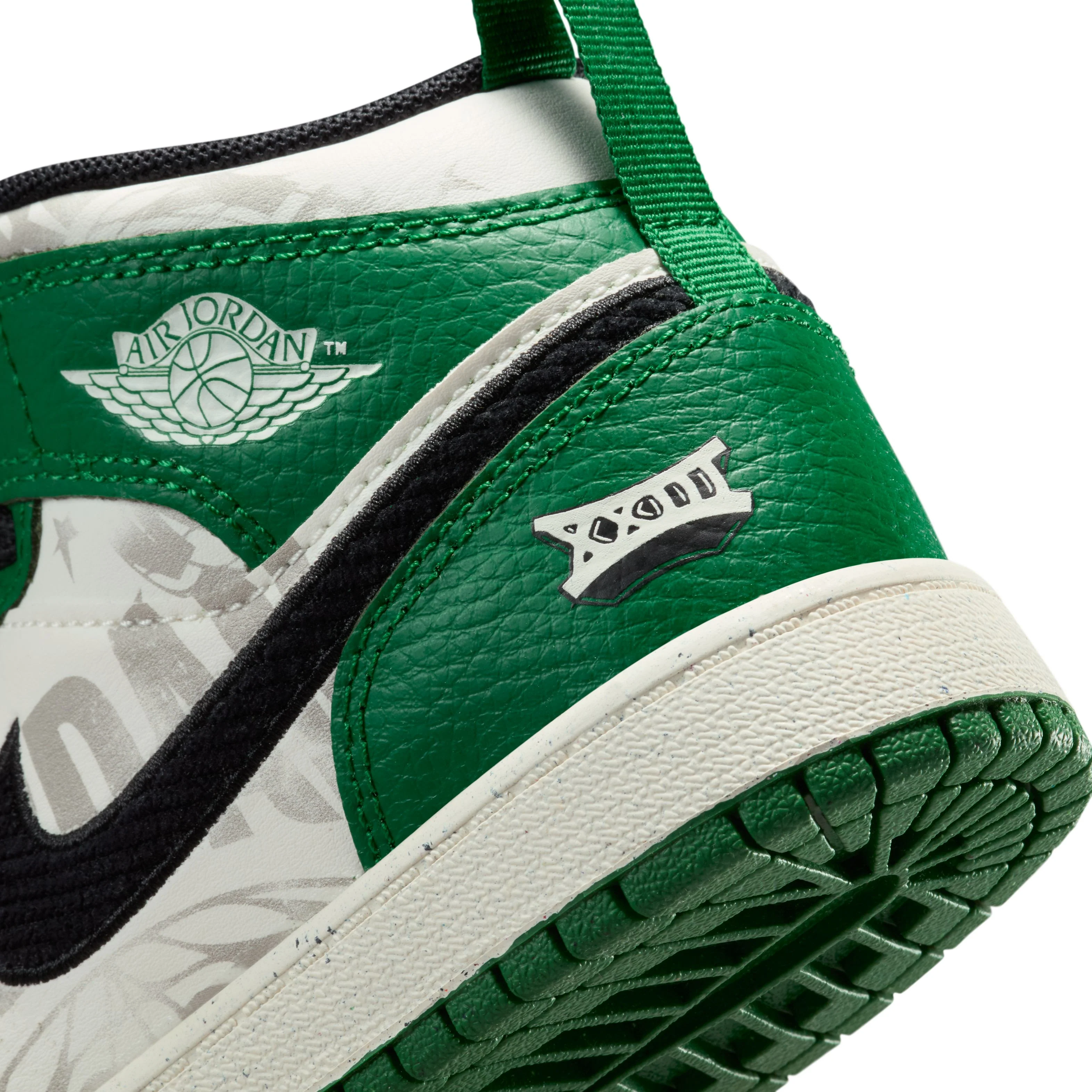 Jordan 1 Mid Se (Little Kid) - Image 9