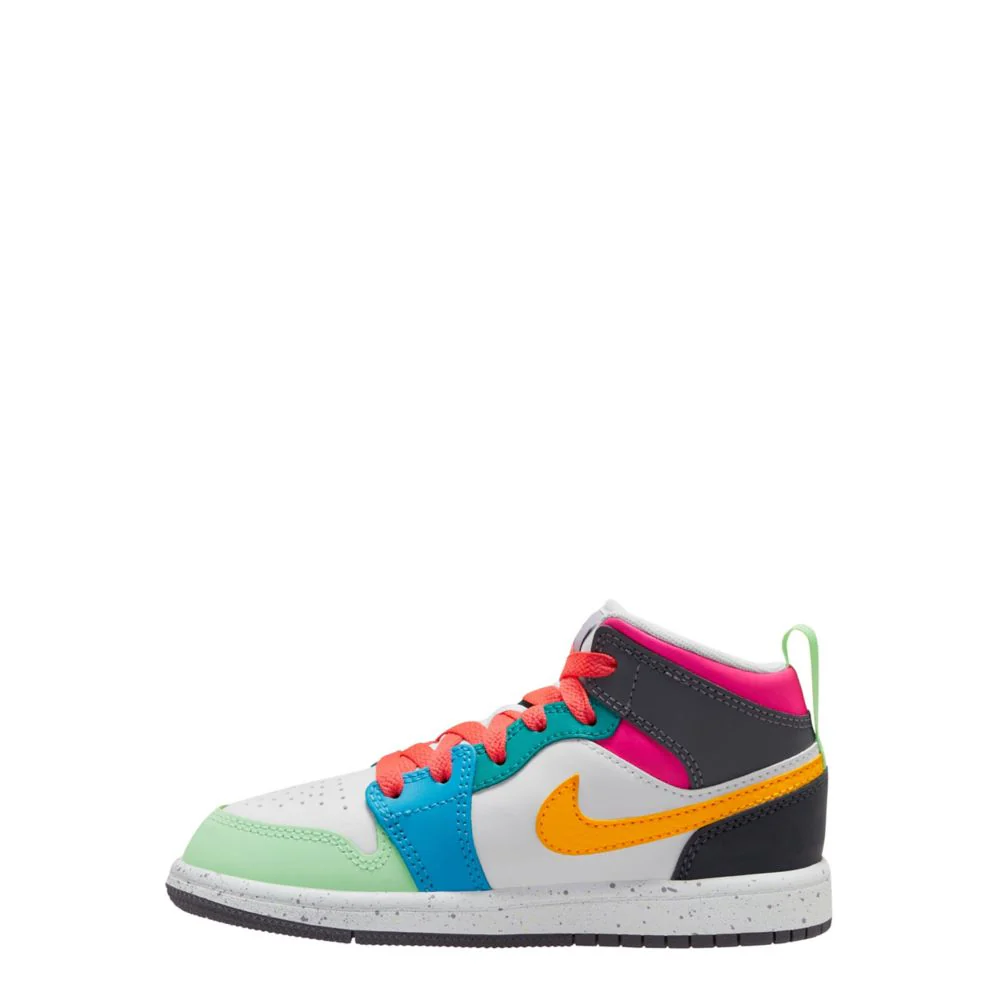 Jordan 1 Mid Se (Little Kid) - Image 2