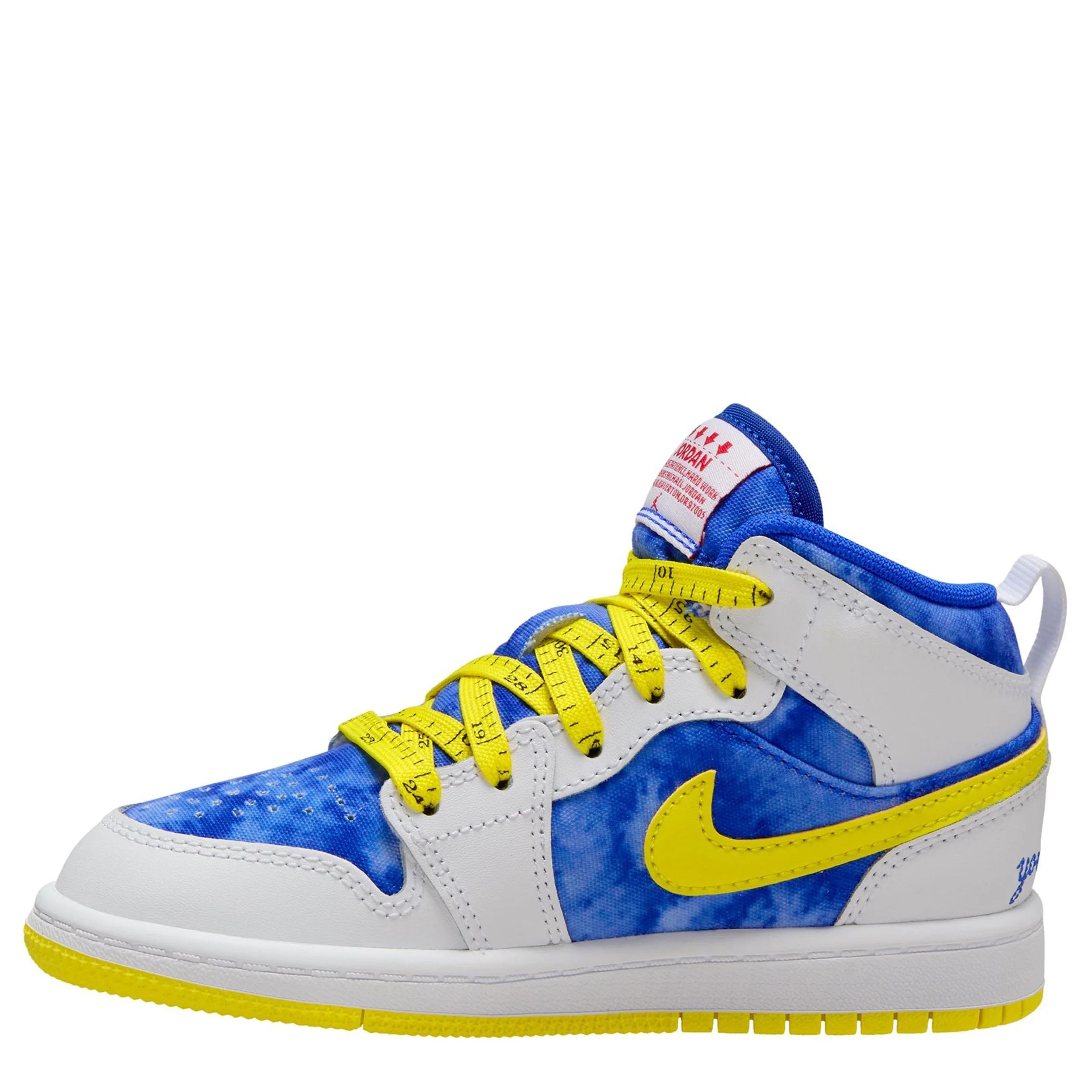 Jordan 1 Mid Sneaker School (Little Kid) - Image 2