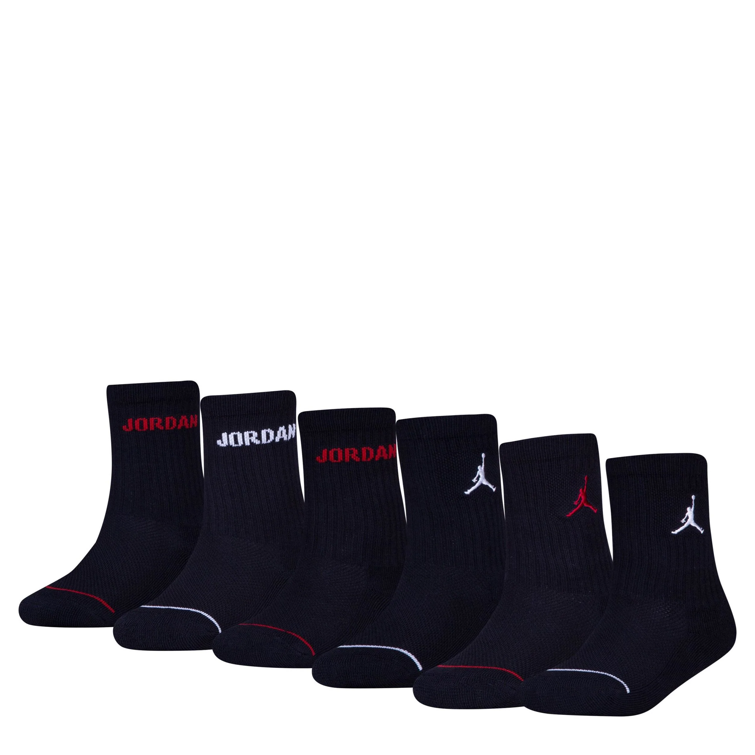 Legend Crew Socks 6-Pack (3Y-5Y)