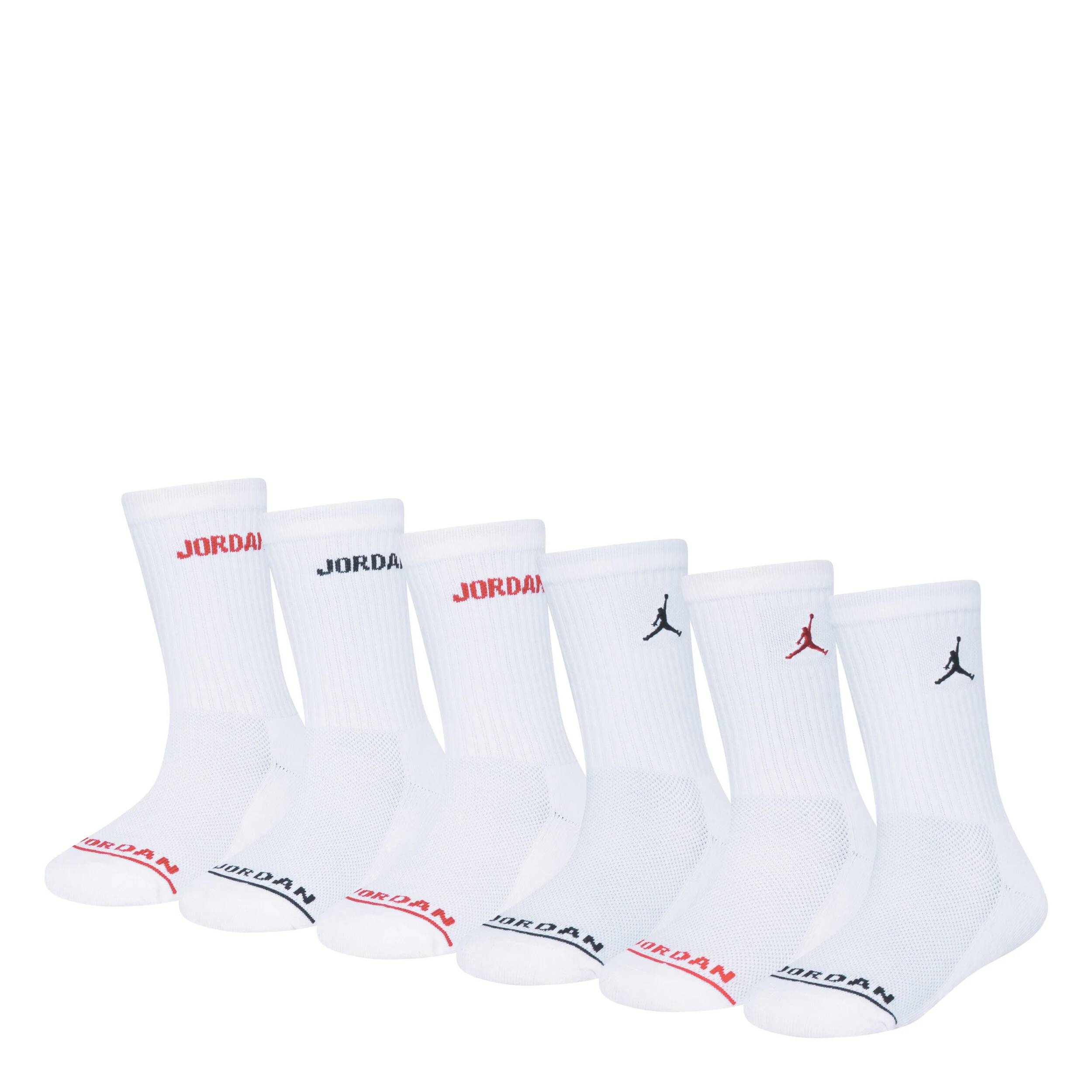 Legend Crew Socks 6-Pack (3Y-5Y)