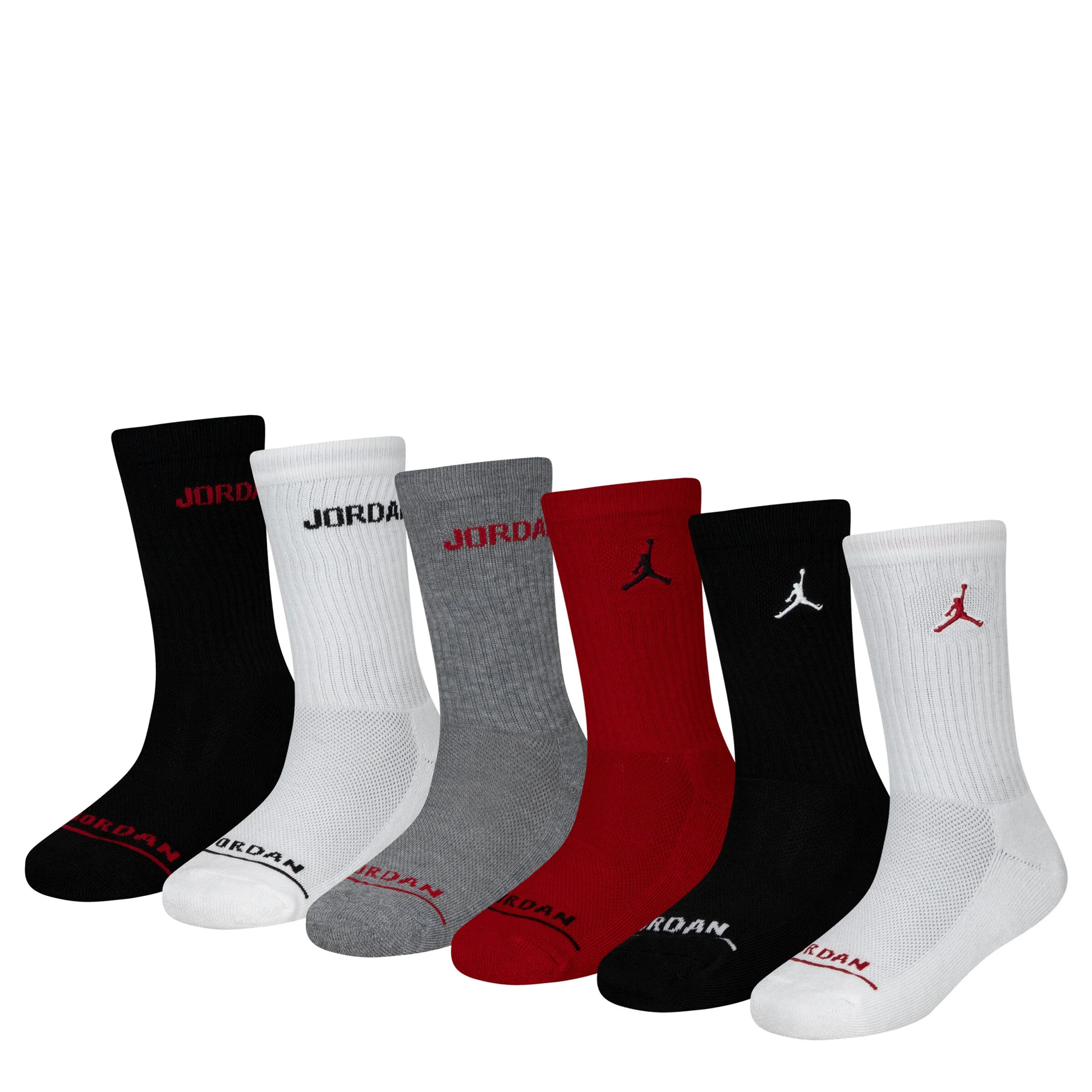 Legend Crew Socks 6-Pack (5Y-7Y)