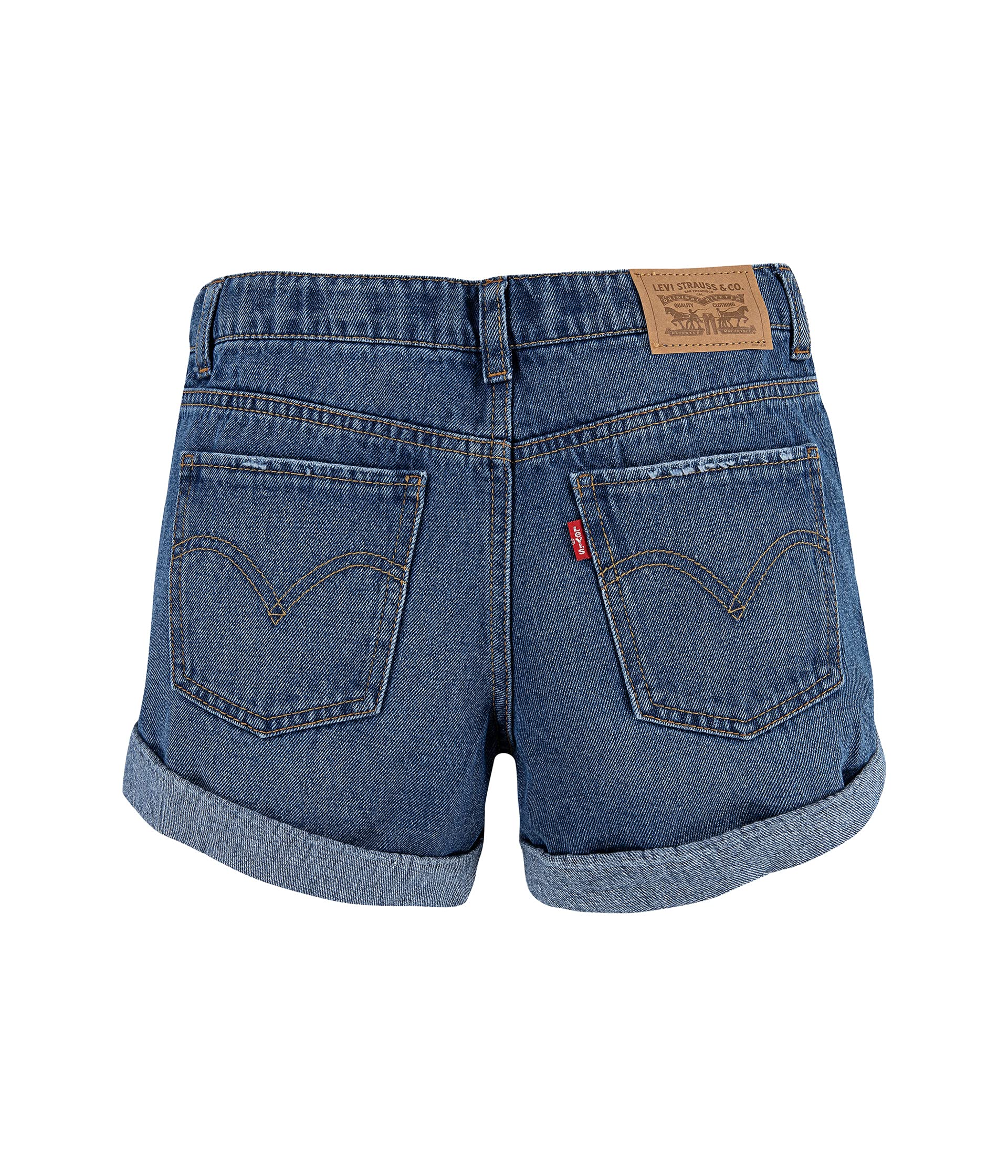 Levis Girlfriend Shorty Short (Big Kid) - Image 3