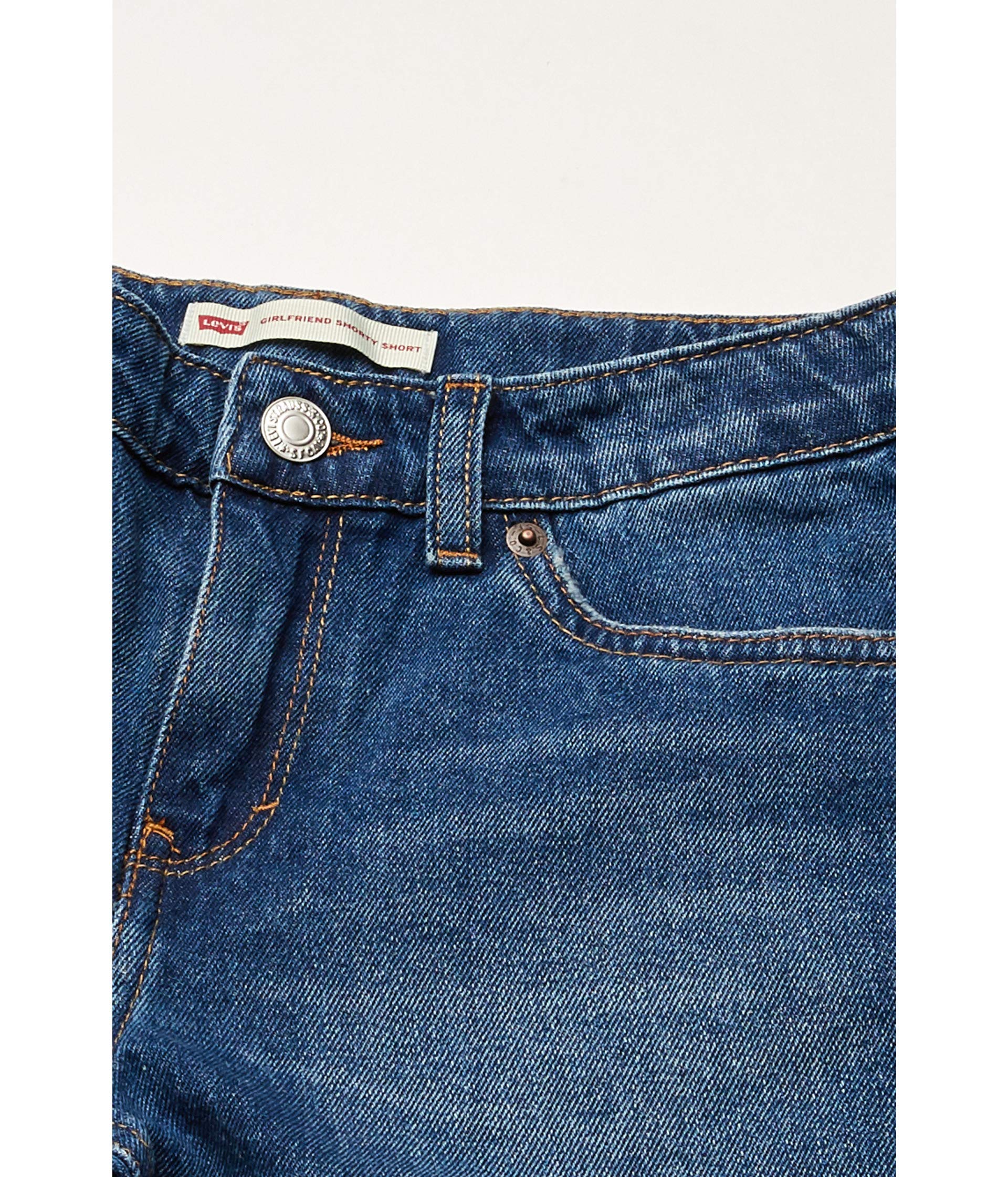 Levis Girlfriend Shorty Short (Big Kid) - Image 4