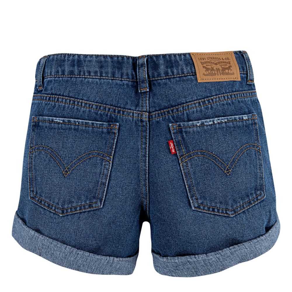 Levis Girlfriend Shorty Short (Big Kid) - Image 6
