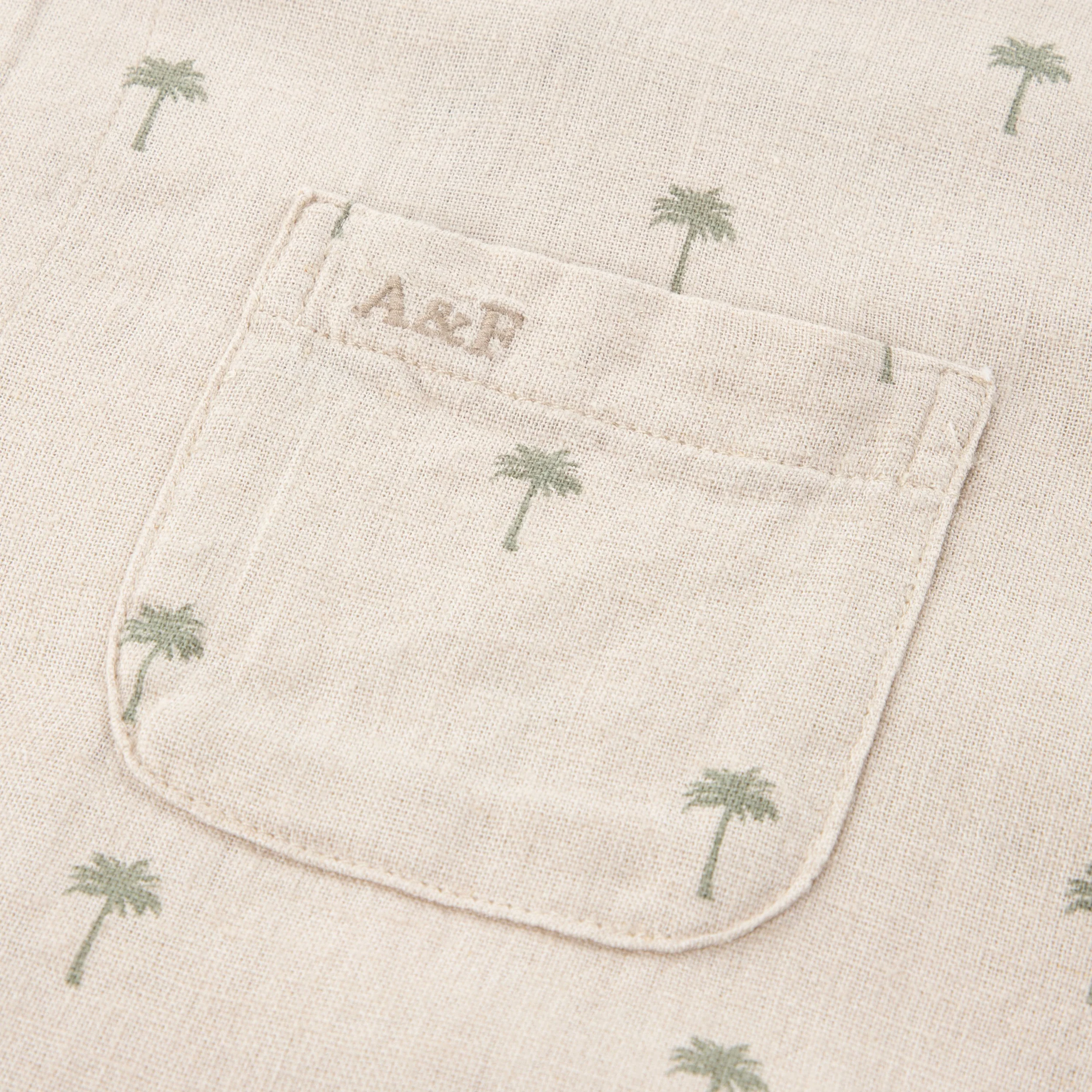 Linen Camp Shirt (Big Kids) - Image 3