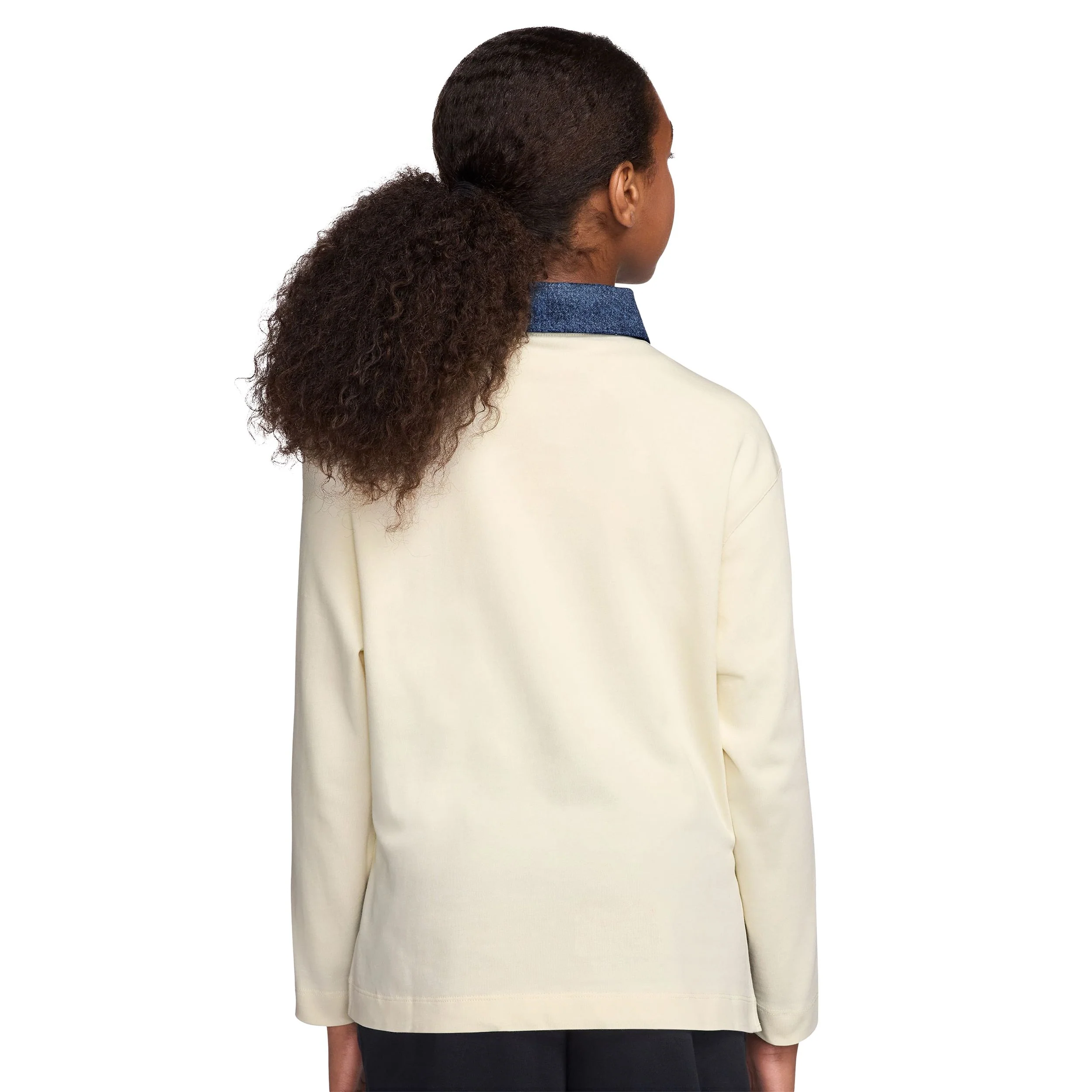 Long Sleeve Polo Tee (Big Kid) - Image 2