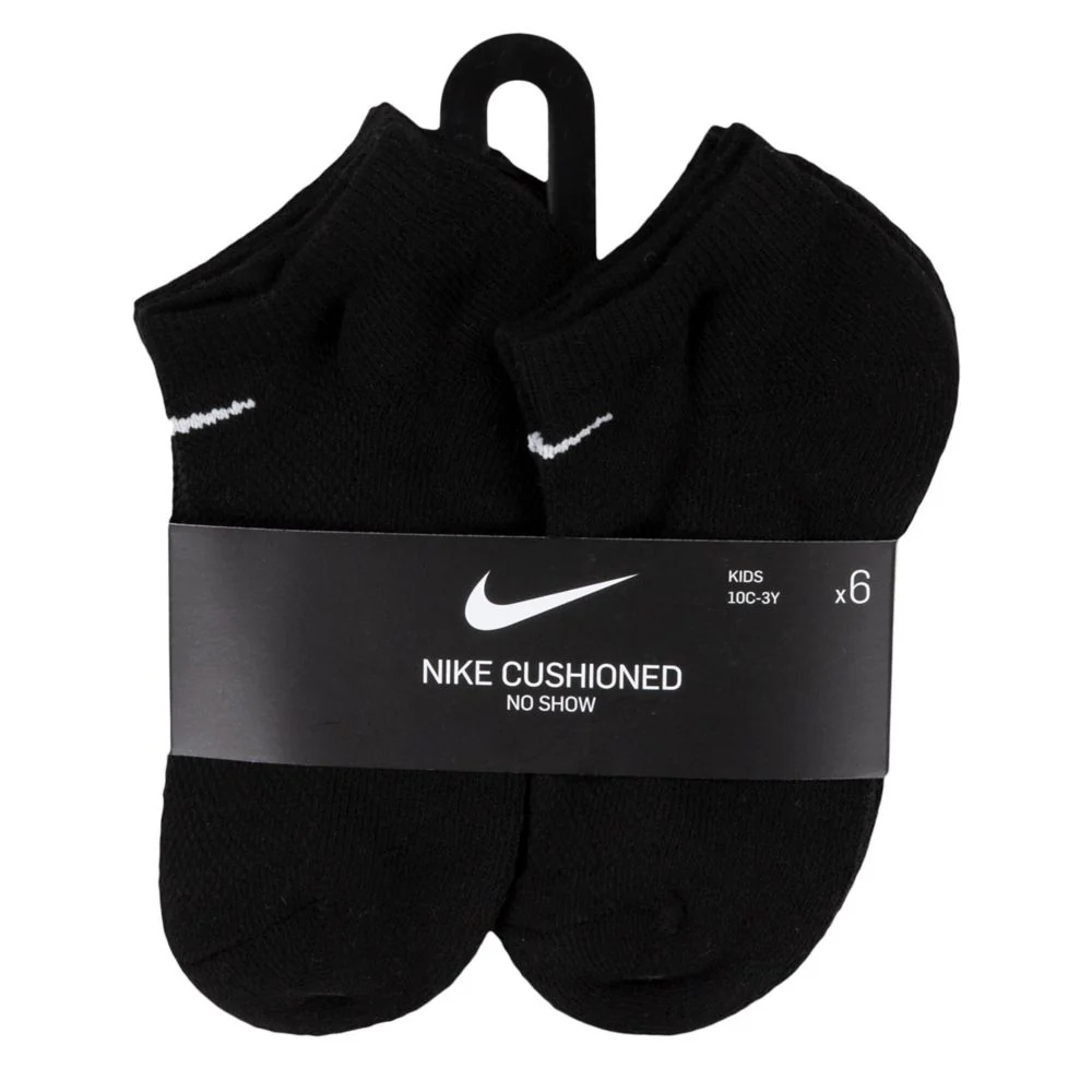 Mesh And Cushioned No-Show Socks 6-Pack (5-7) - Image 3