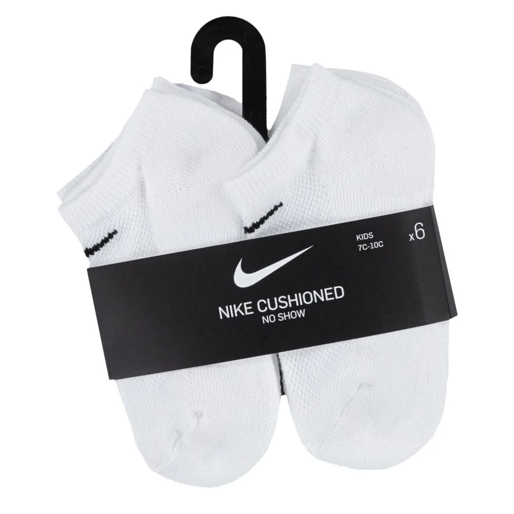 Mesh And Cushioned No-Show Socks 6-Pack (5-7) - Image 3
