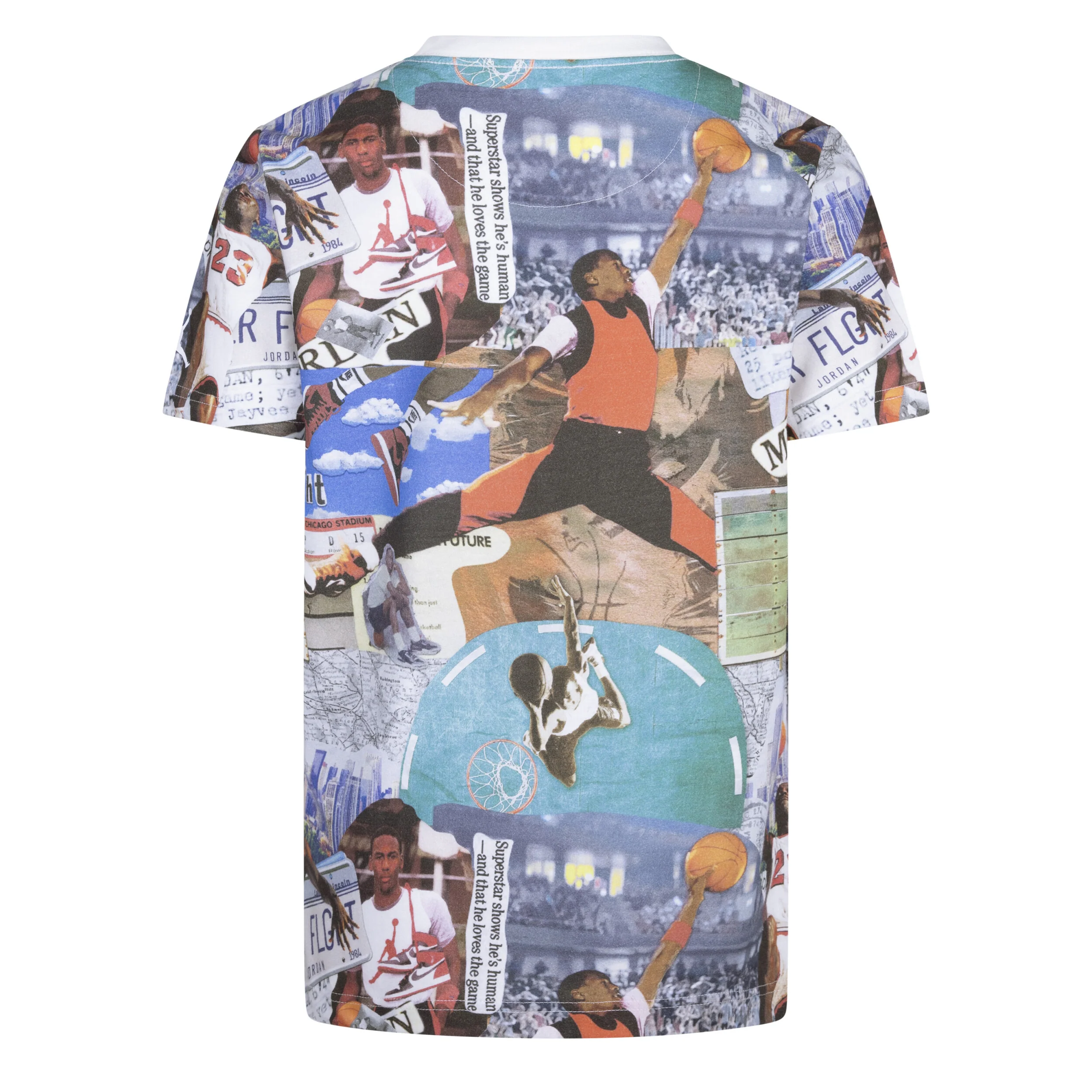 Mj Brooklyn Collage Short Sleeve Tee (Big Kid) - Image 2