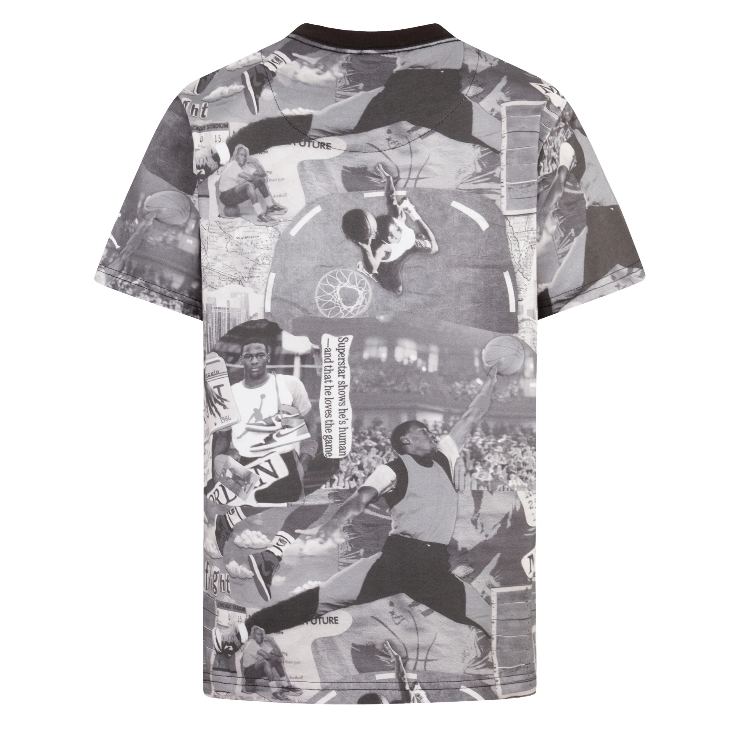 Mj Brooklyn Collage Tee (Big Kid) - Image 2