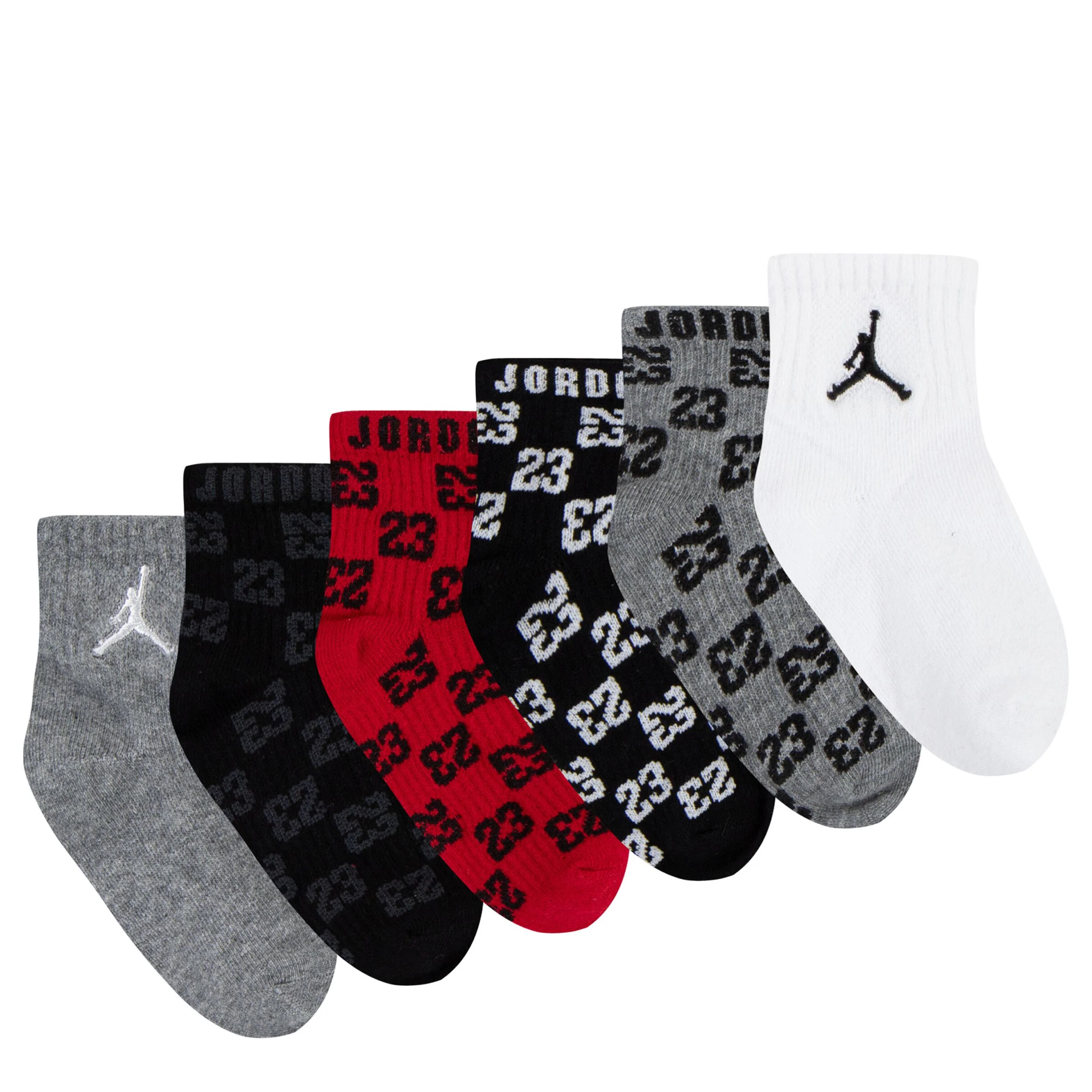 Monogram Socks 6-Pack (2T-4T) - Image 2