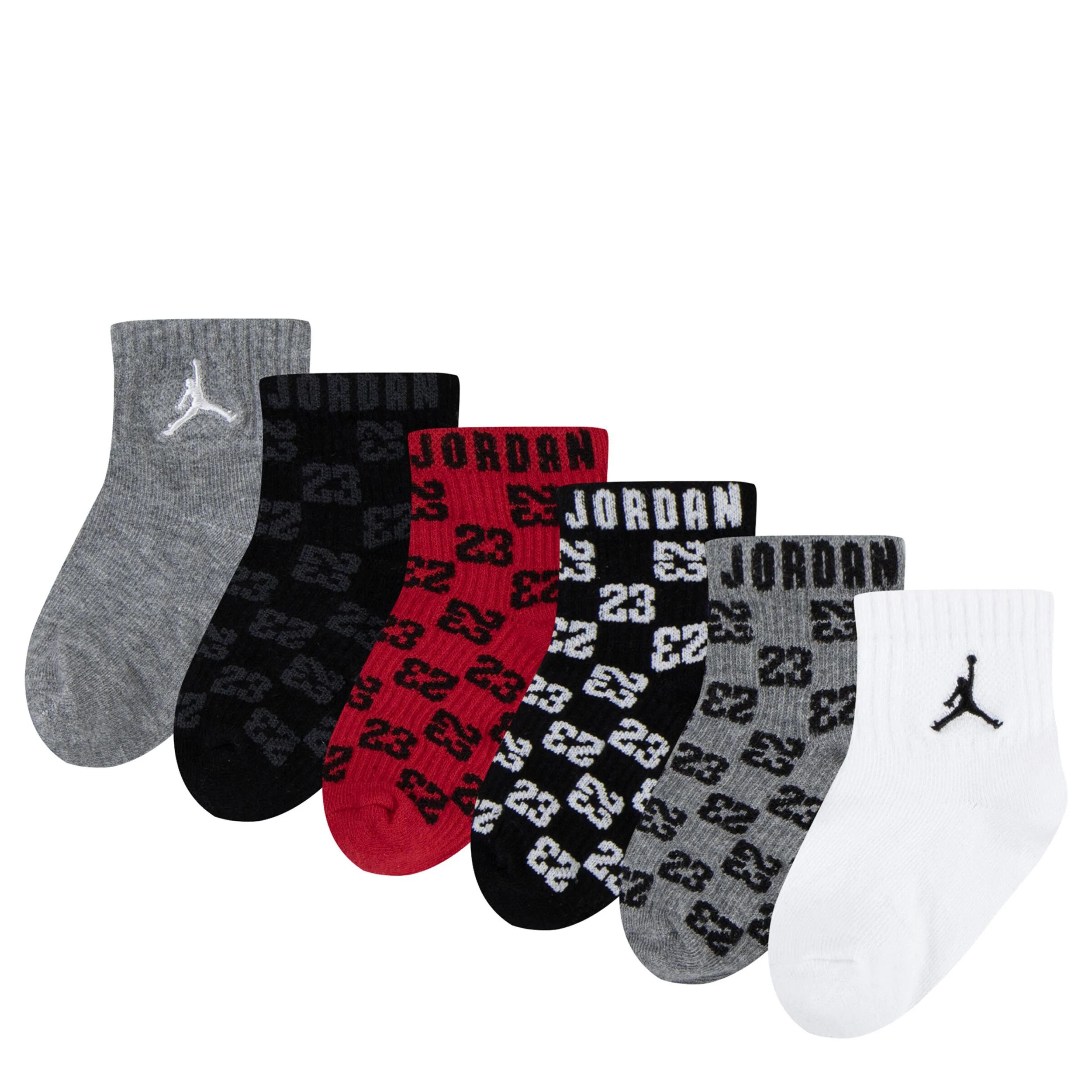 Monogram Socks 6-Pack (6-12M)