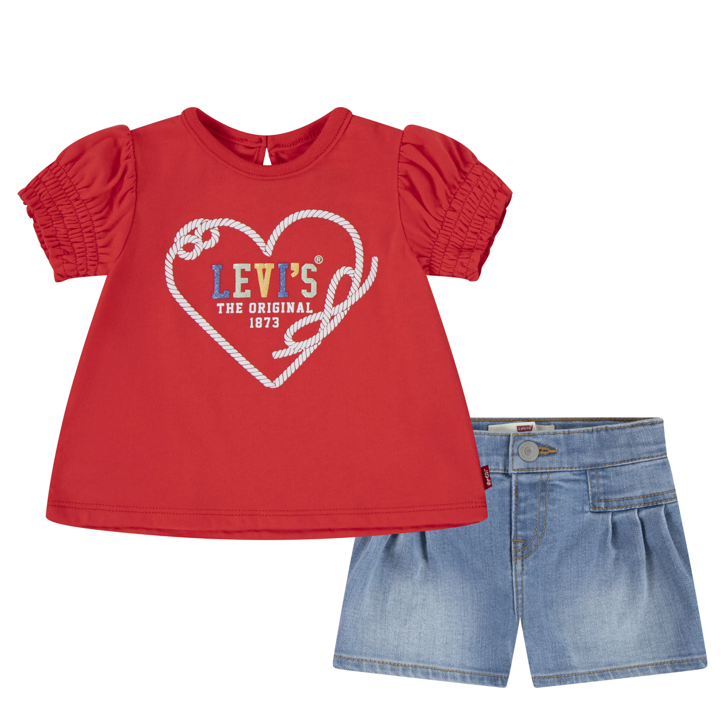 Nautical Heart Tee & Short Set (Infant)