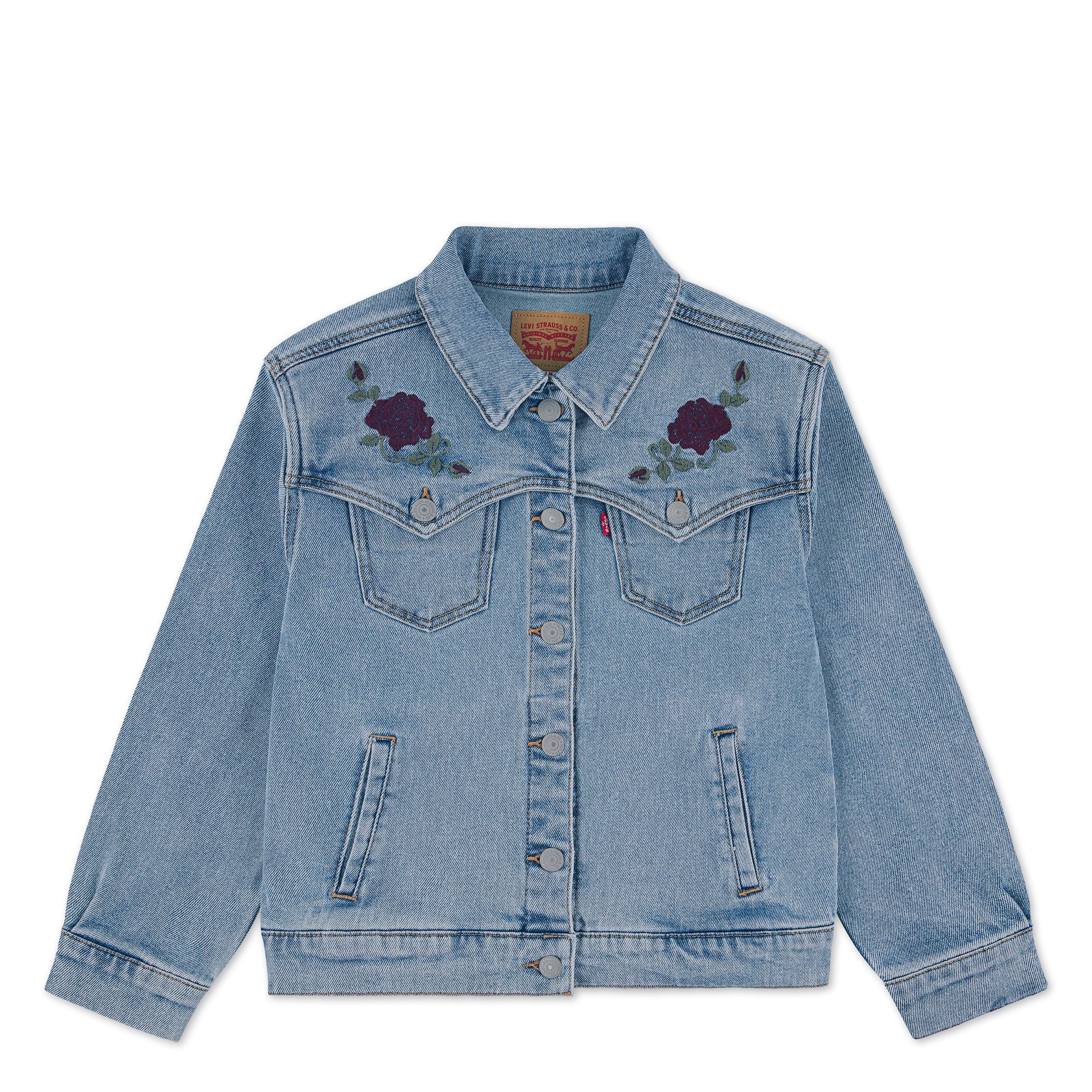 Oversized Western Trucker Jacket (Big Kid)