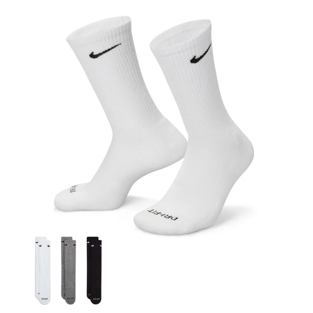 Performance Cushion Crew Socks 3 Pack (5Y-7Y)