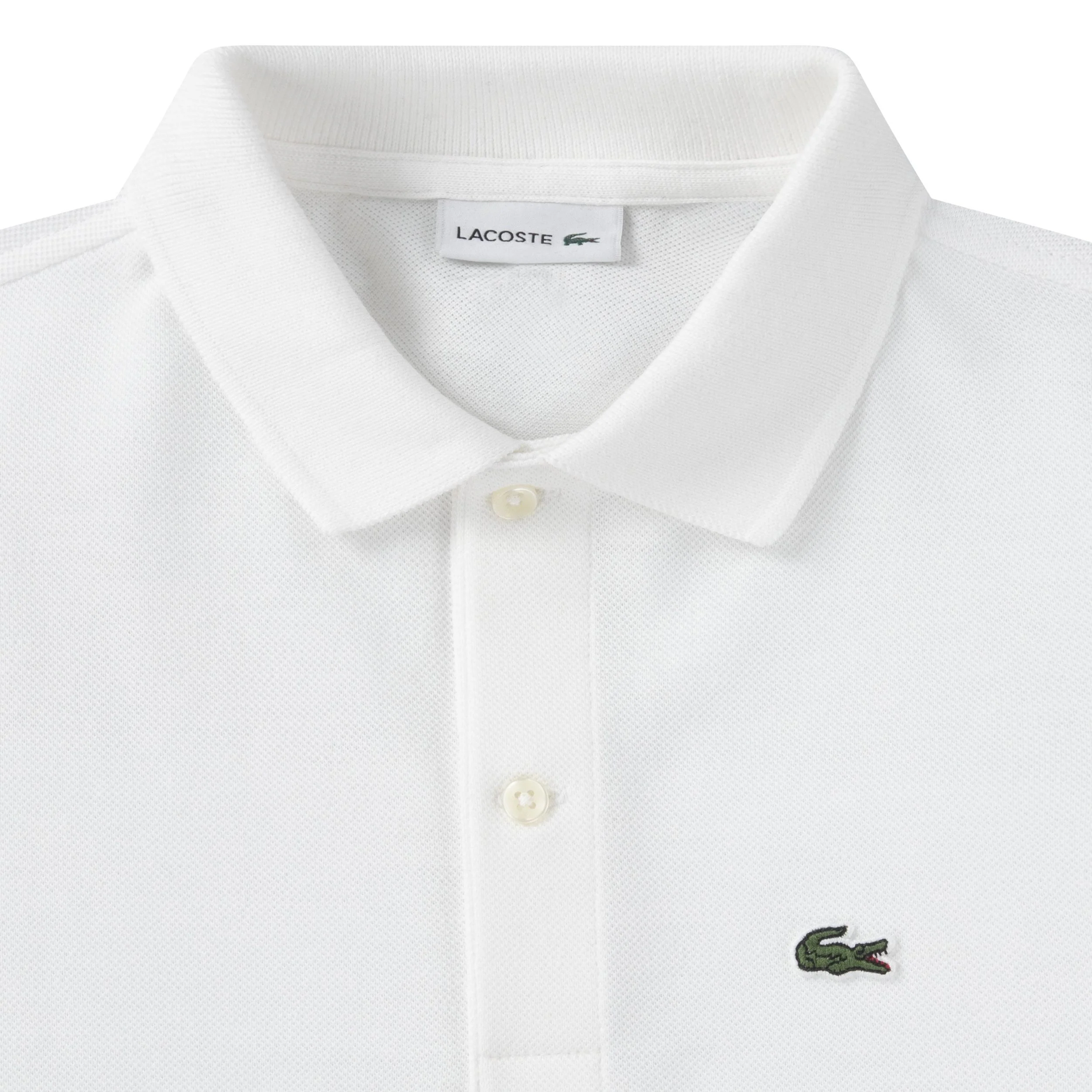 Petit Pique Long Sleeve Polo (Little Kid) - Image 3