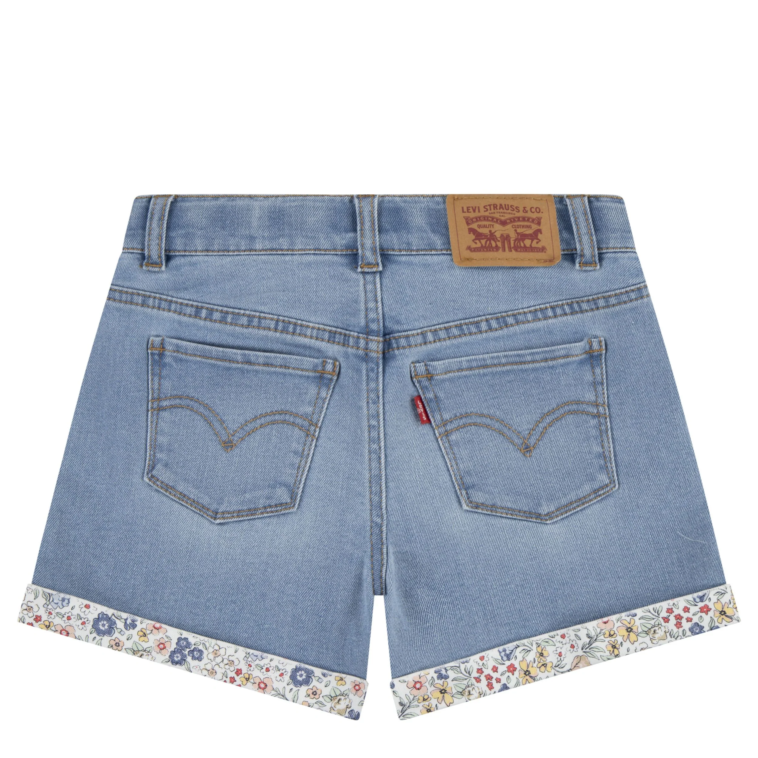 Print Block Mom Shorts (Little Kid) - Image 2