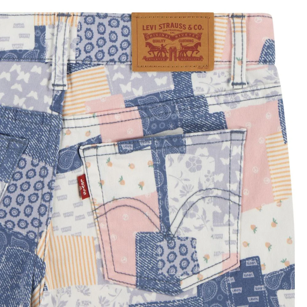 Printed Frey Denim Short (Little Kid) - Image 4